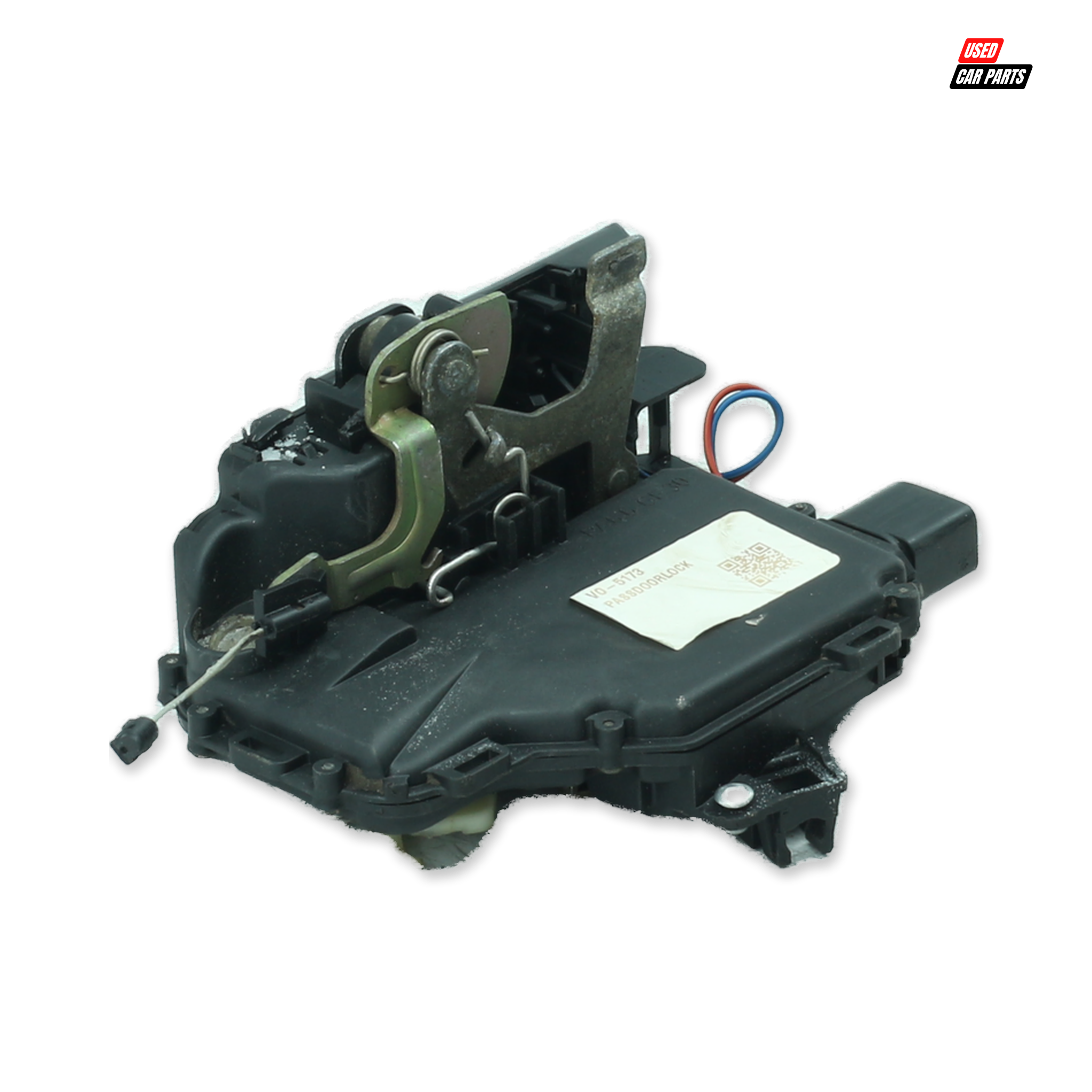 Used Passengers Side Front Door Lock (Part Number VW-5173) for VOLKSWAGEN PASSAT 2000