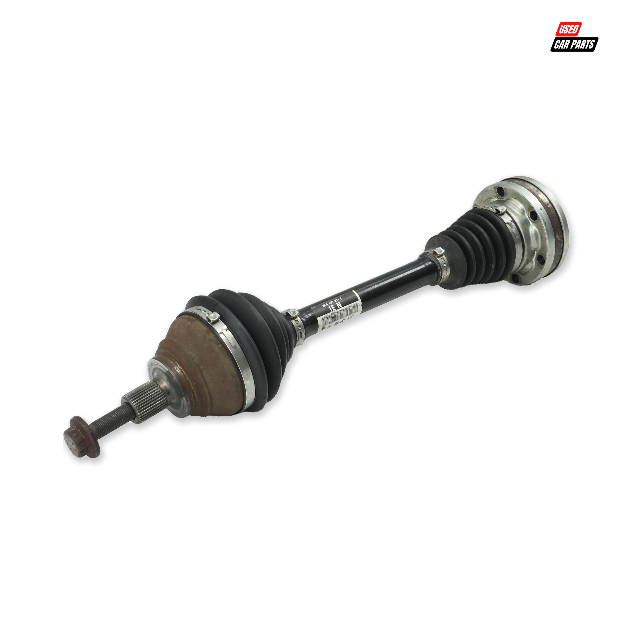 Used Passengers Side Front Driveshaft 2K0407271E for 2015 VOLKSWAGEN PASSAT