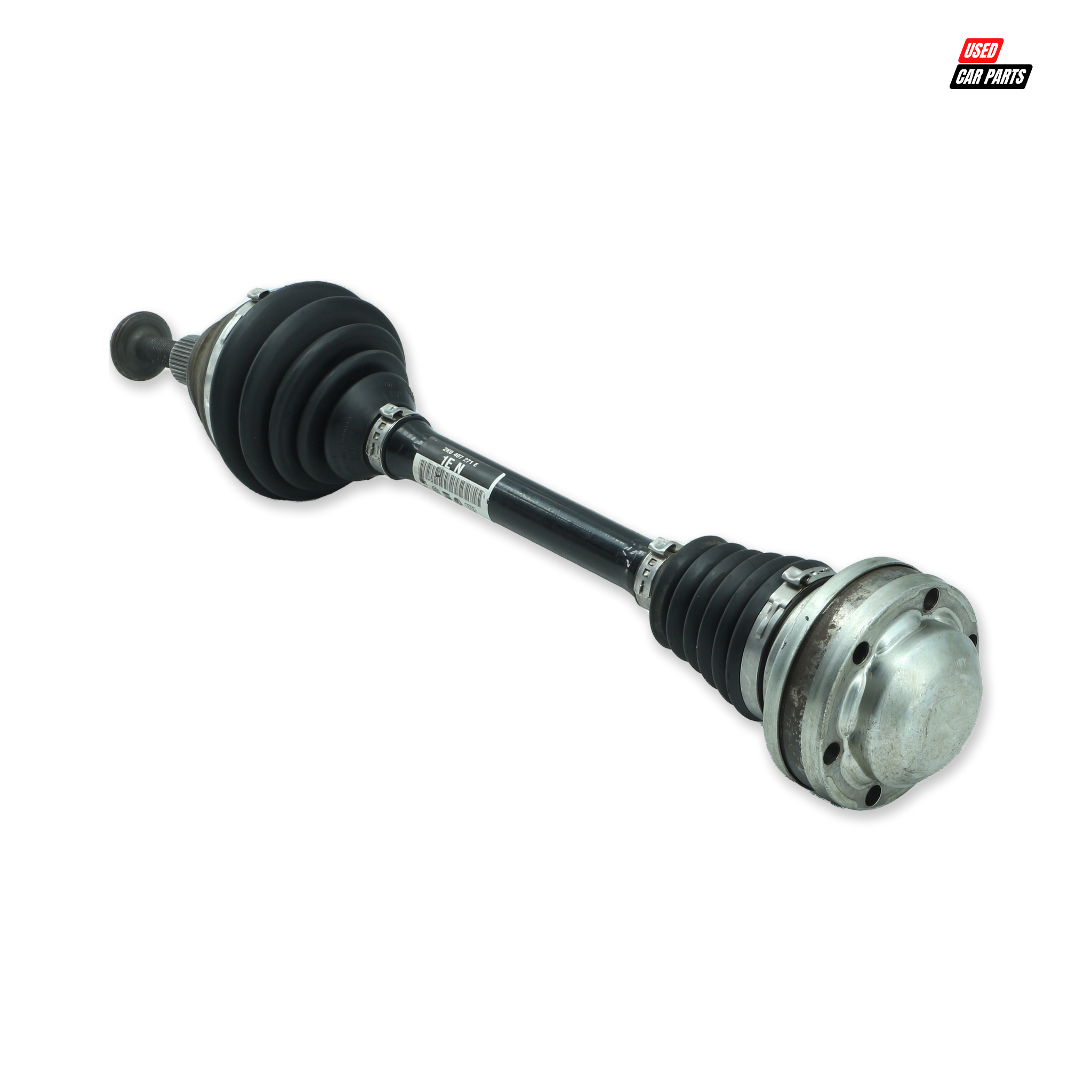 Used Passengers Side Front Driveshaft 2K0407271E for 2015 VOLKSWAGEN PASSAT