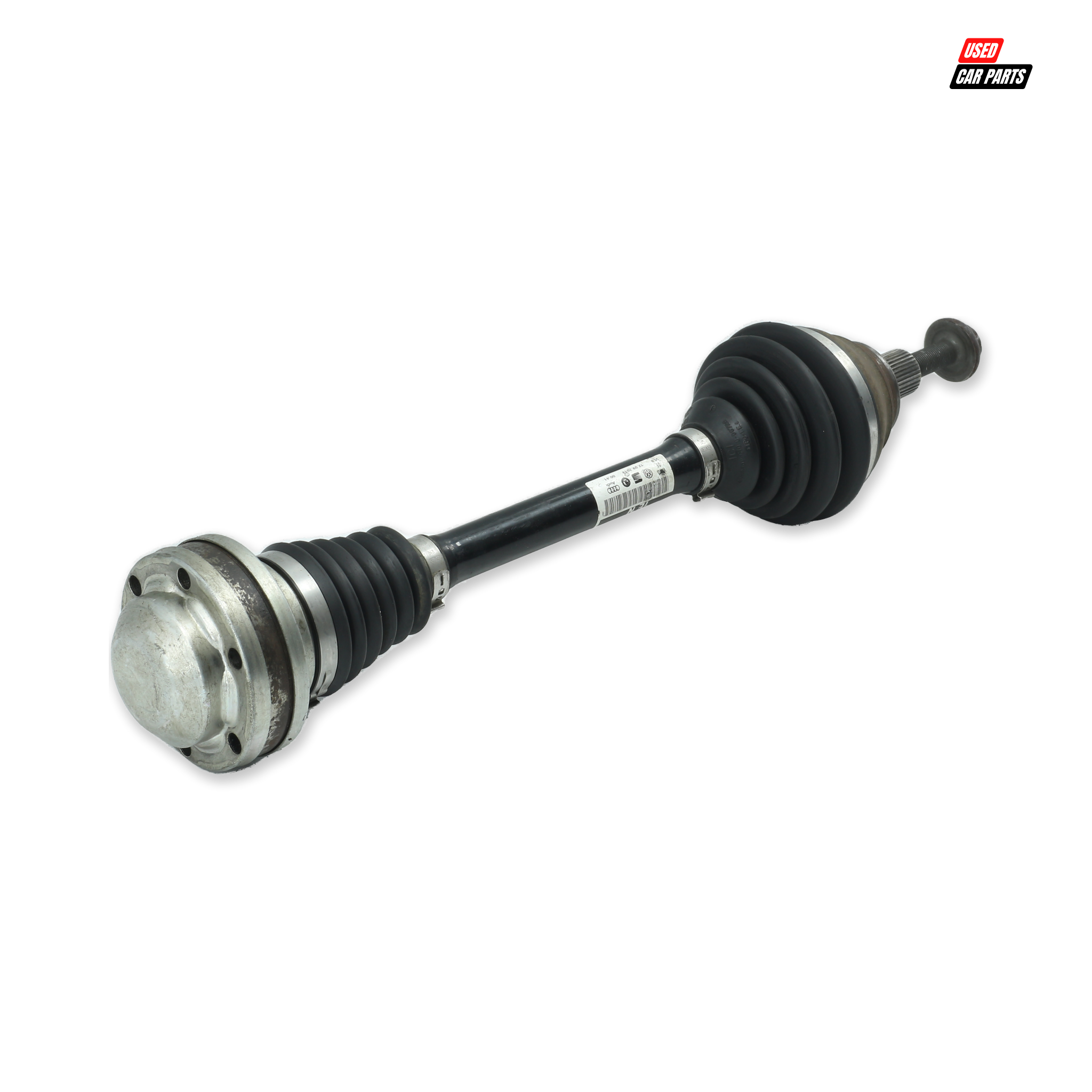 Used Passengers Side Front Driveshaft 2K0407271E for 2015 VOLKSWAGEN PASSAT