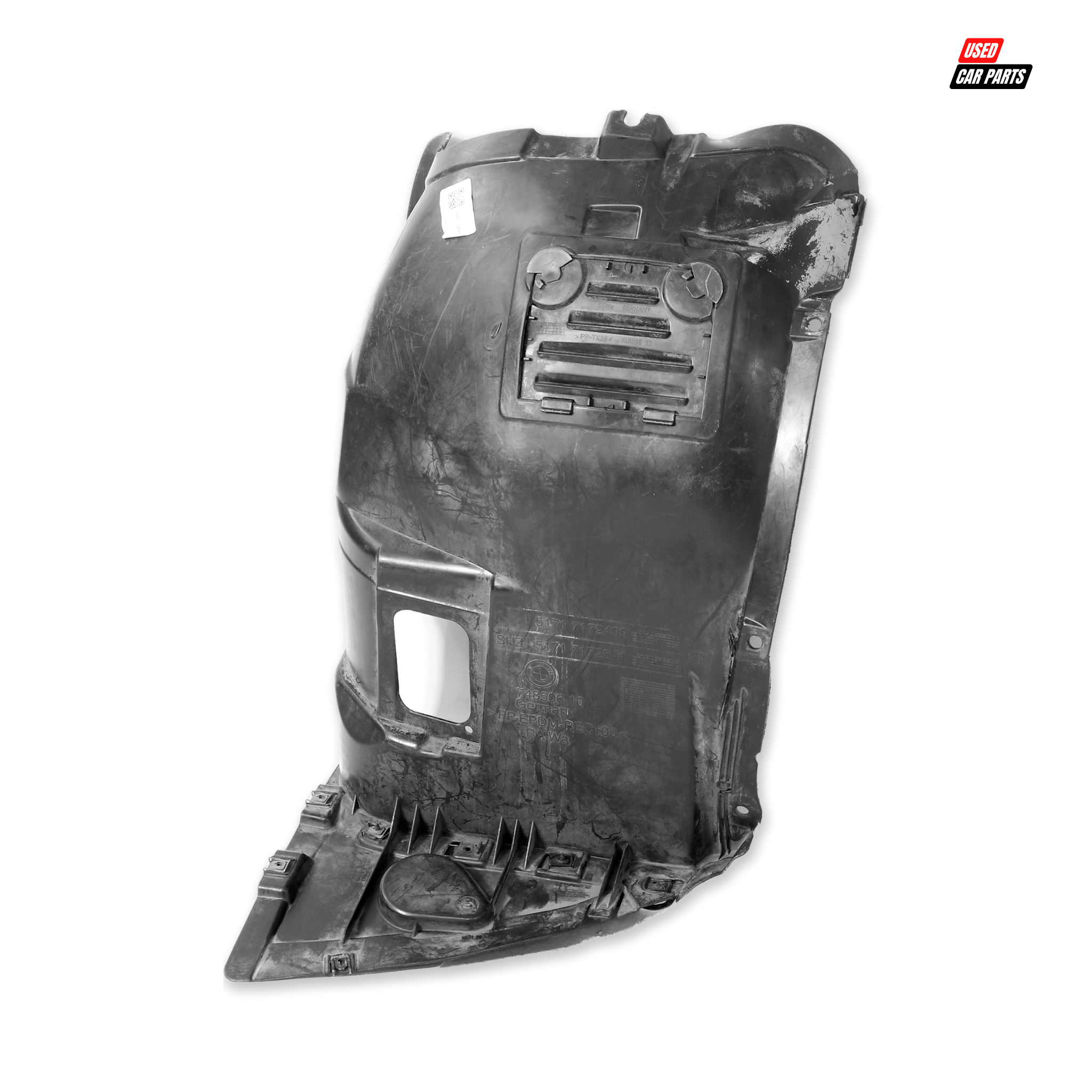 Used Passengers Side Front Inner Fender (Part Number 51717172499) for 2010 BMW A/T (E90)