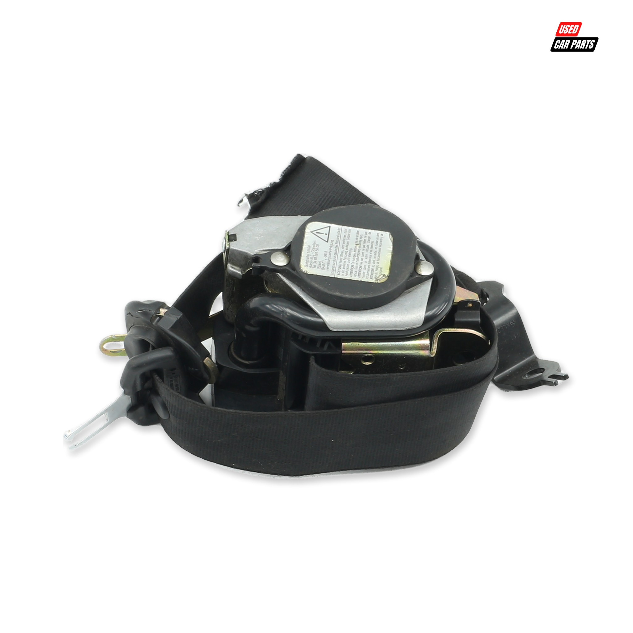 Used Passenger's Side Front Seat Belt (Part Number 6Q4857705) for 2009 Volkswagen Polo Mk4 Sedan