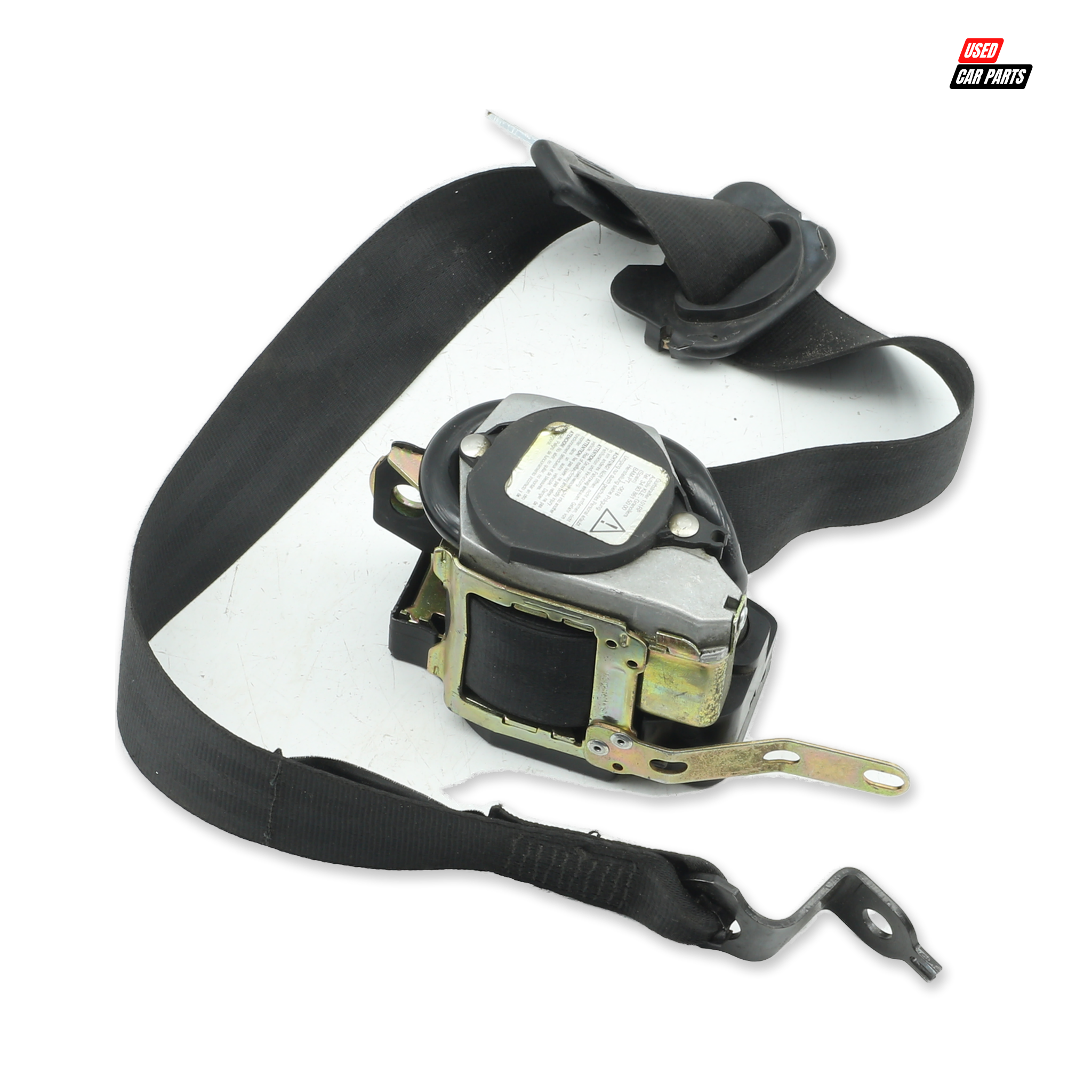 Used Passenger's Side Front Seat Belt (Part Number 6Q4857705) for 2009 Volkswagen Polo Mk4 Sedan