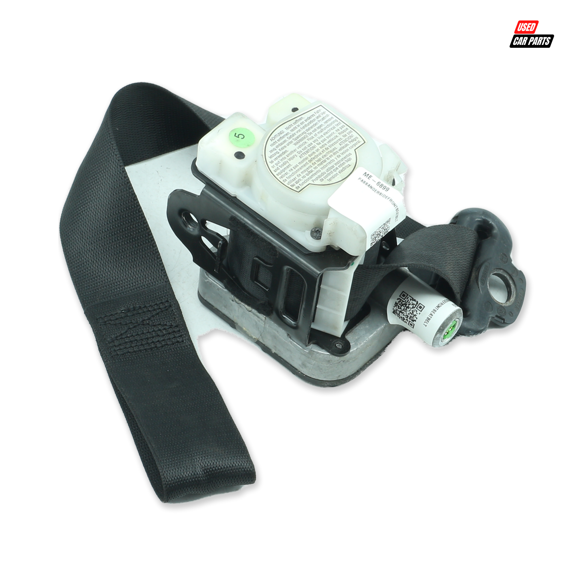 Used Passengers Side Front Seat Belt for 2003 Mercedes-Benz C230K Coupe A/T