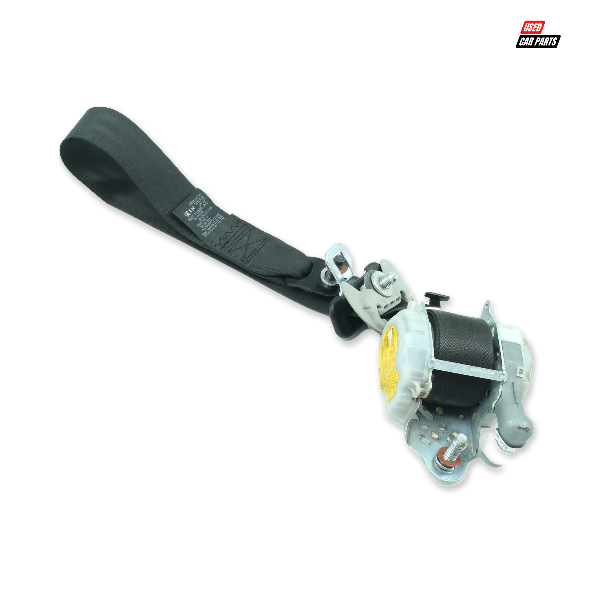 Used Passengers Side Front Seatbelt (Part Number 8887080-1J200) for 2013 HYUNDAI i20 1.4D GLIDE