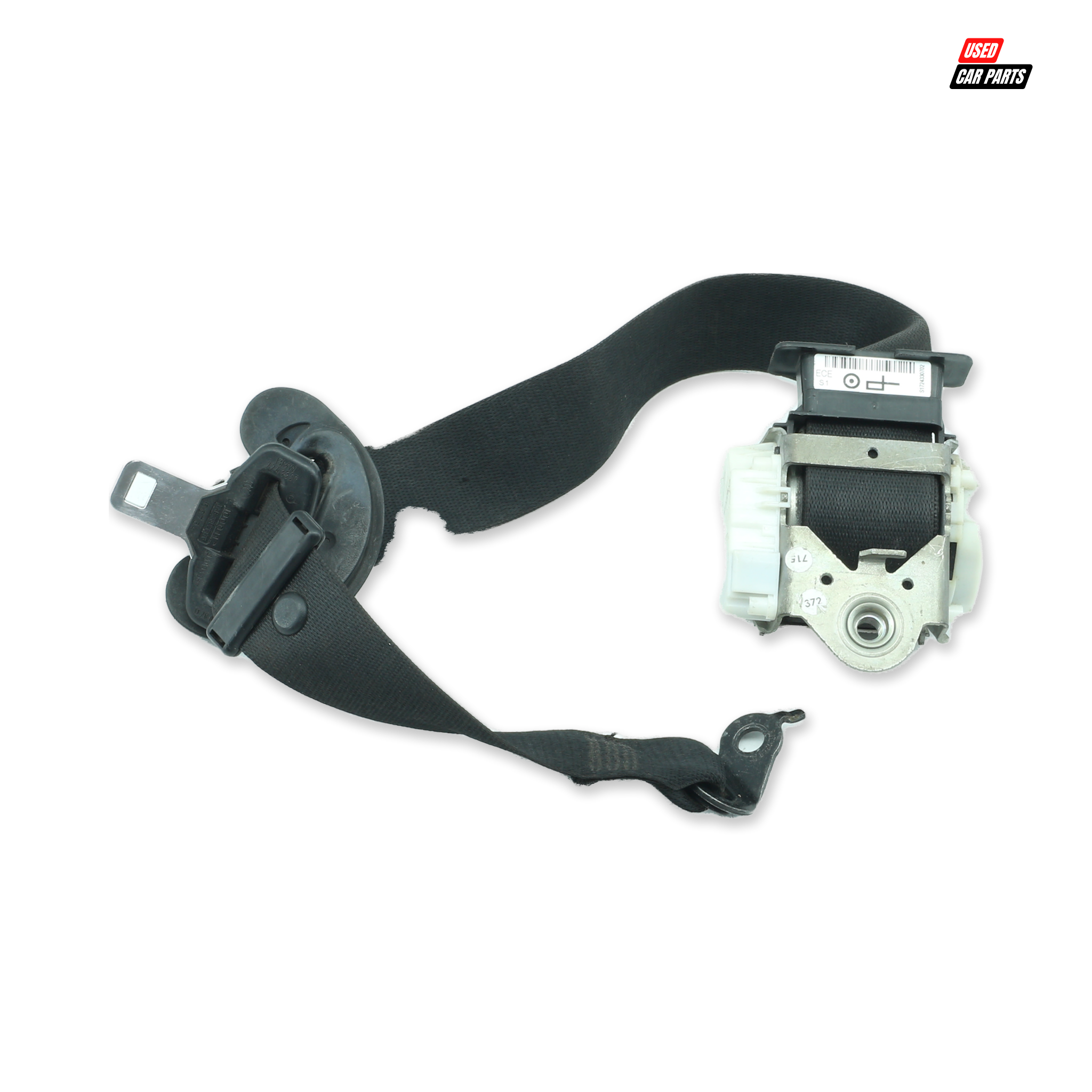 Used Passengers Side Front Seatbelt (Part Number 33035173) for 2010 BMW A/T (E90)