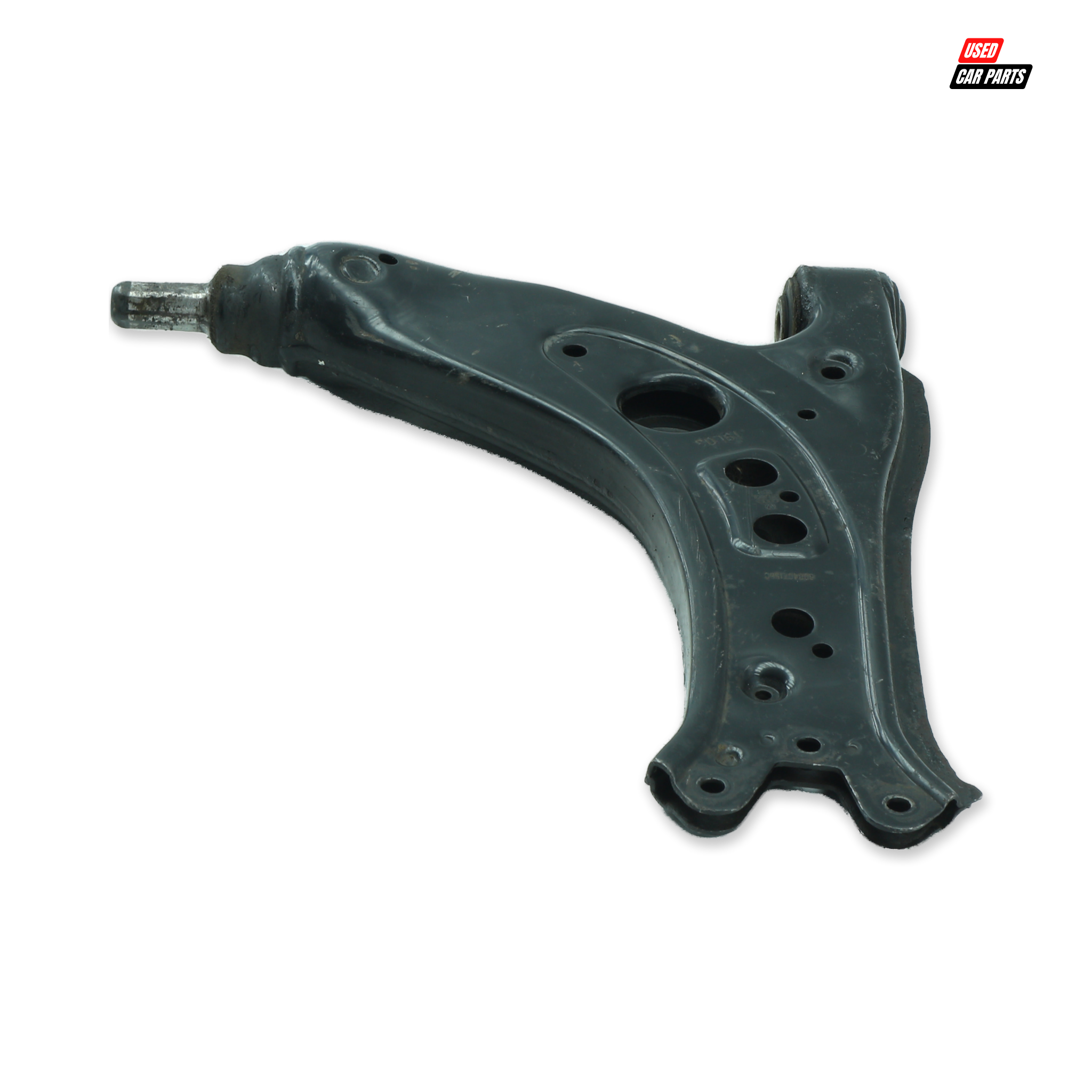 Used Passengers Side Front Suspension Arm (Part Number 6Q0407157C) for 2009 Volkswagen Polo Mk4 Sedan