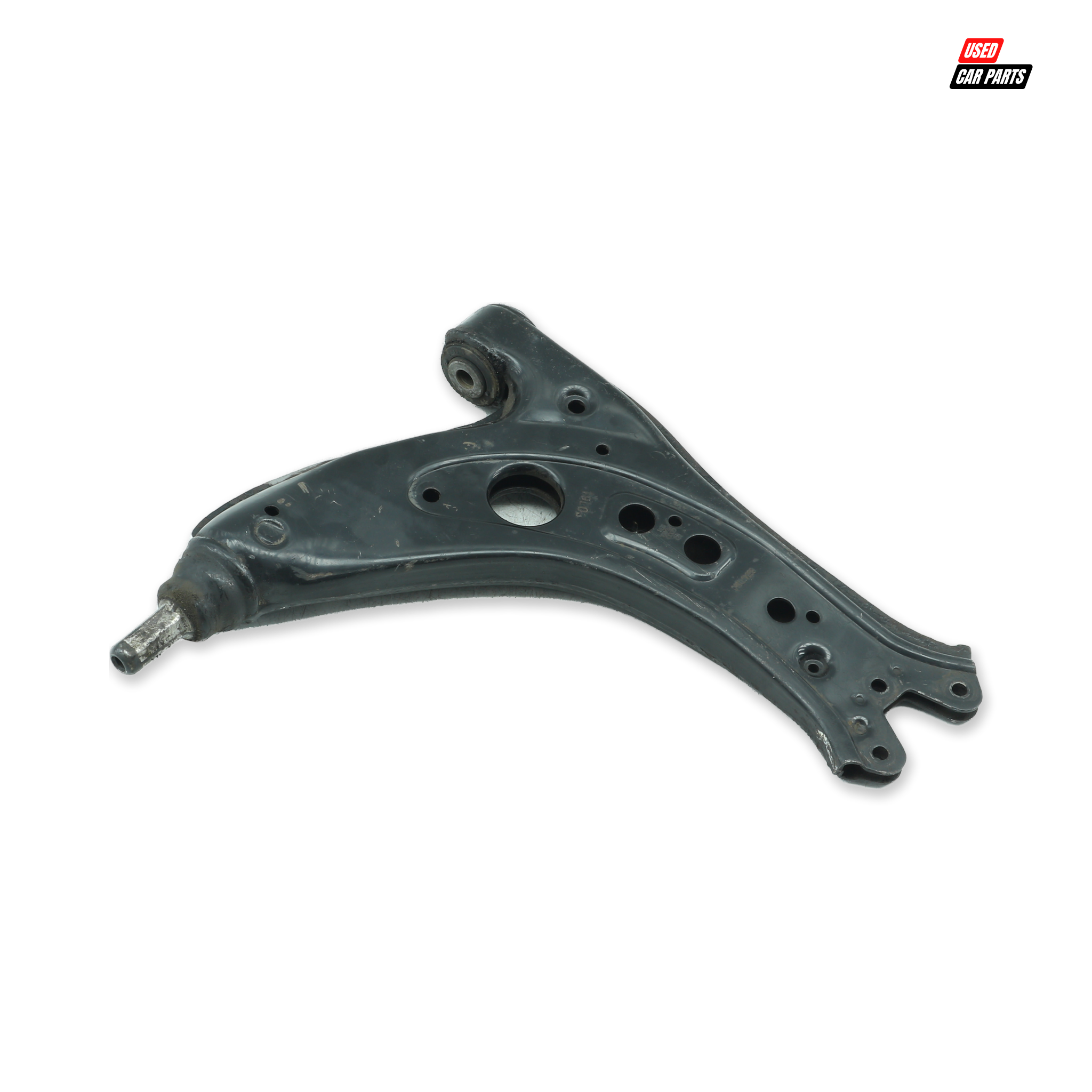 Used Passengers Side Front Suspension Arm (Part Number 6Q0407157C) for 2009 Volkswagen Polo Mk4 Sedan