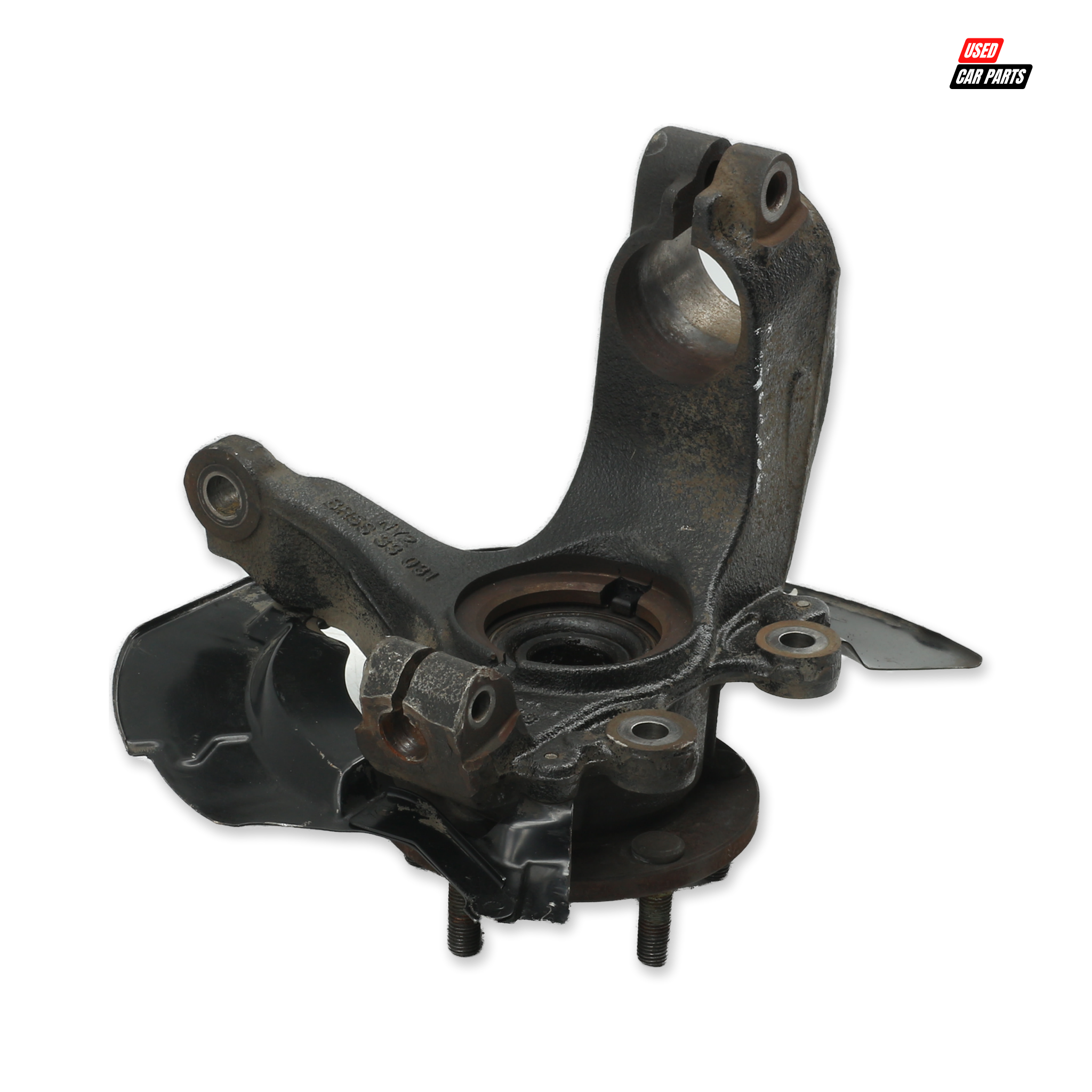 Used Passengers Side Front Wheel Hub (Part Number BR5S33031) for 2008 MAZDA MAZDA3 2.3 MPS Silver