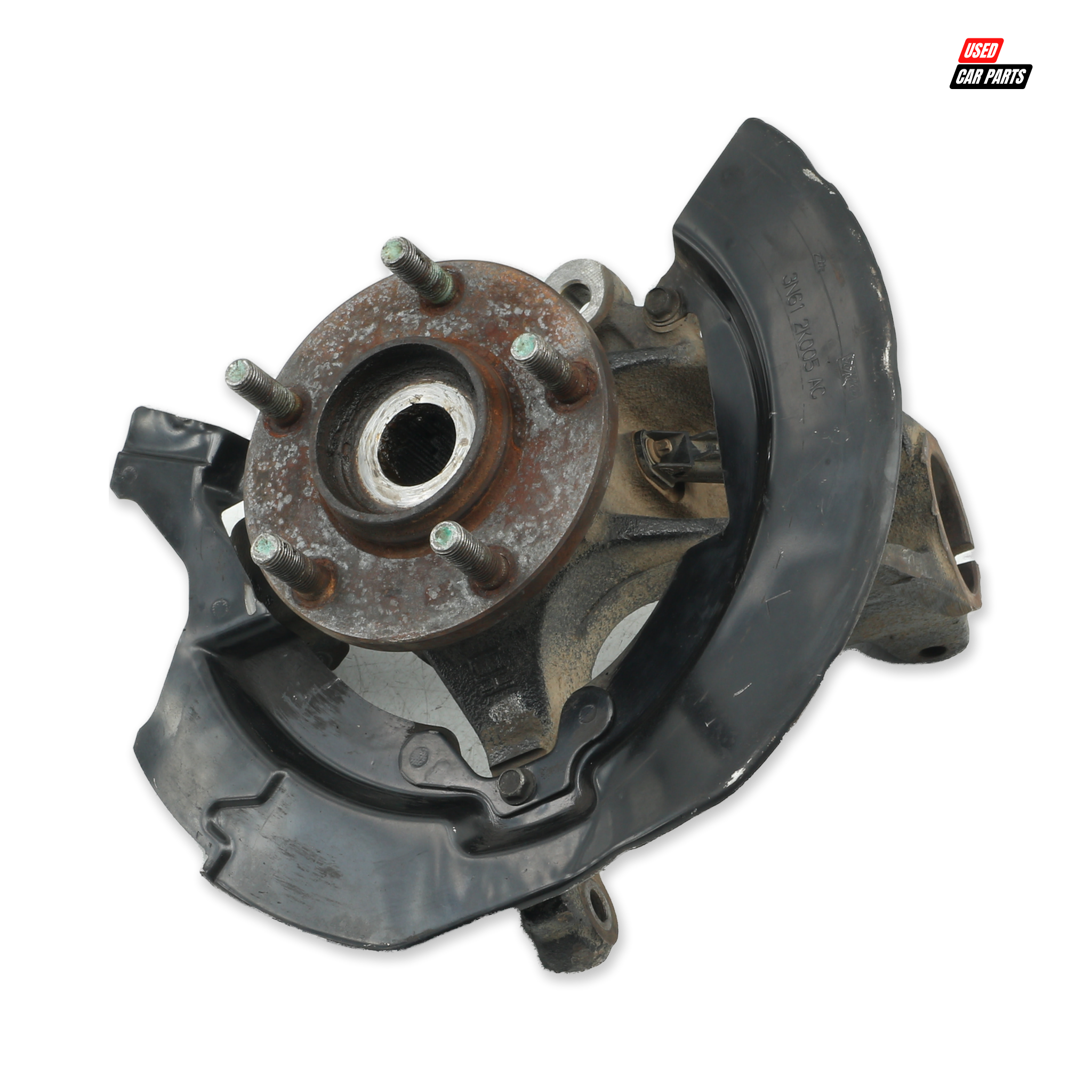 Used Passengers Side Front Wheel Hub (Part Number BR5S33031) for 2008 MAZDA MAZDA3 2.3 MPS Silver