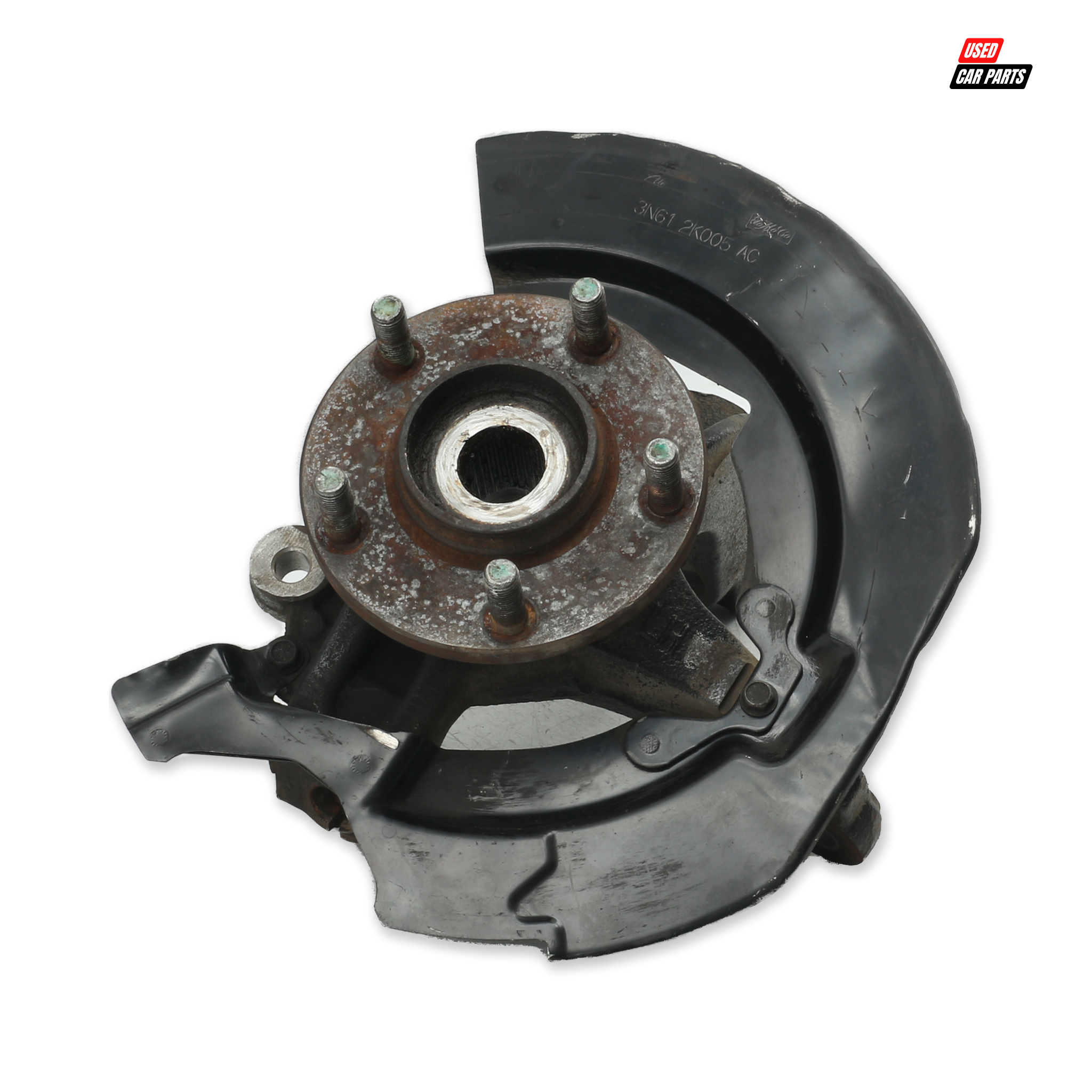 Used Passengers Side Front Wheel Hub (Part Number BR5S33031) for 2008 MAZDA MAZDA3 2.3 MPS Silver