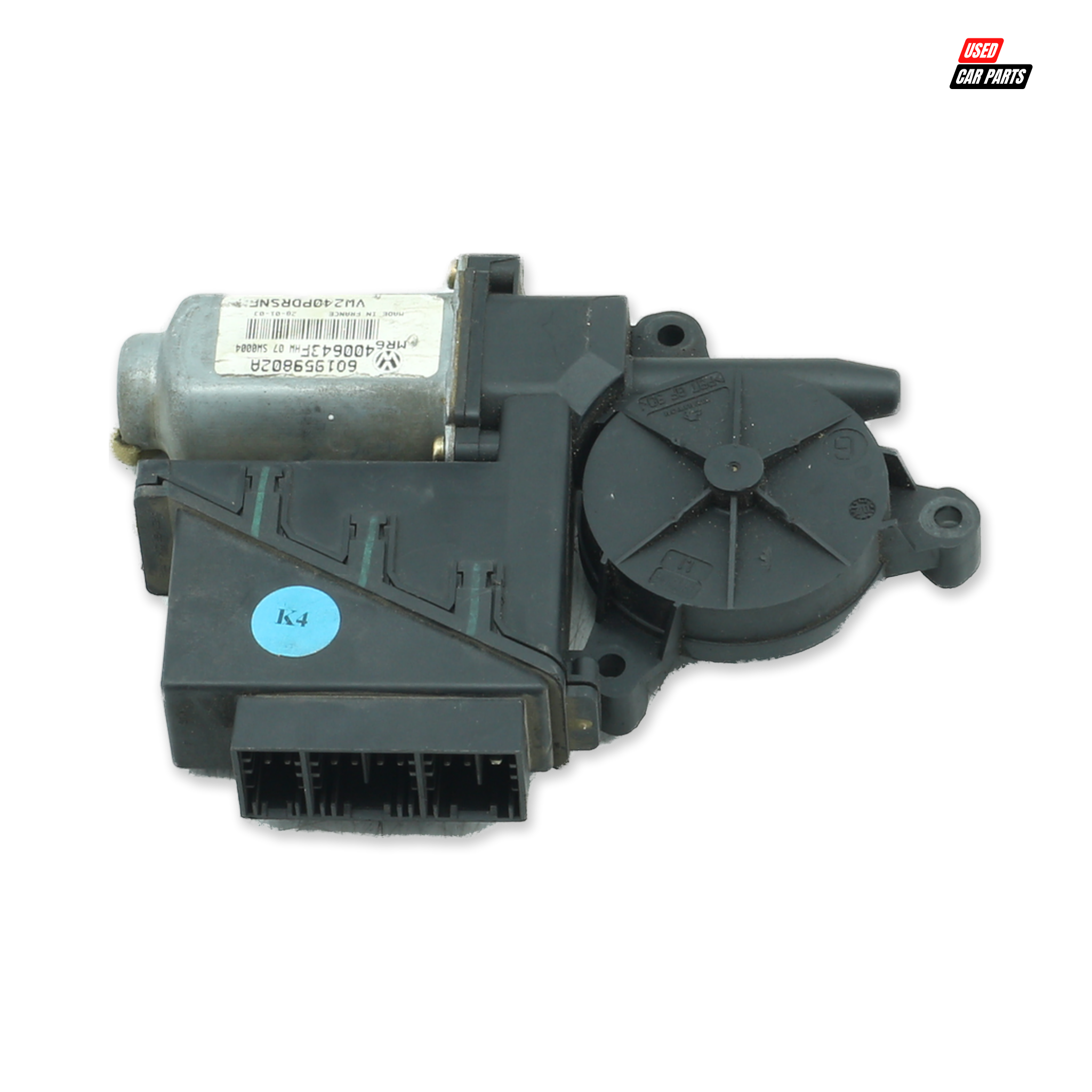 Used Passengers Side Front Window Motor (Part Number 601959802A) for Volkswagen 2.0 Highline (2007)