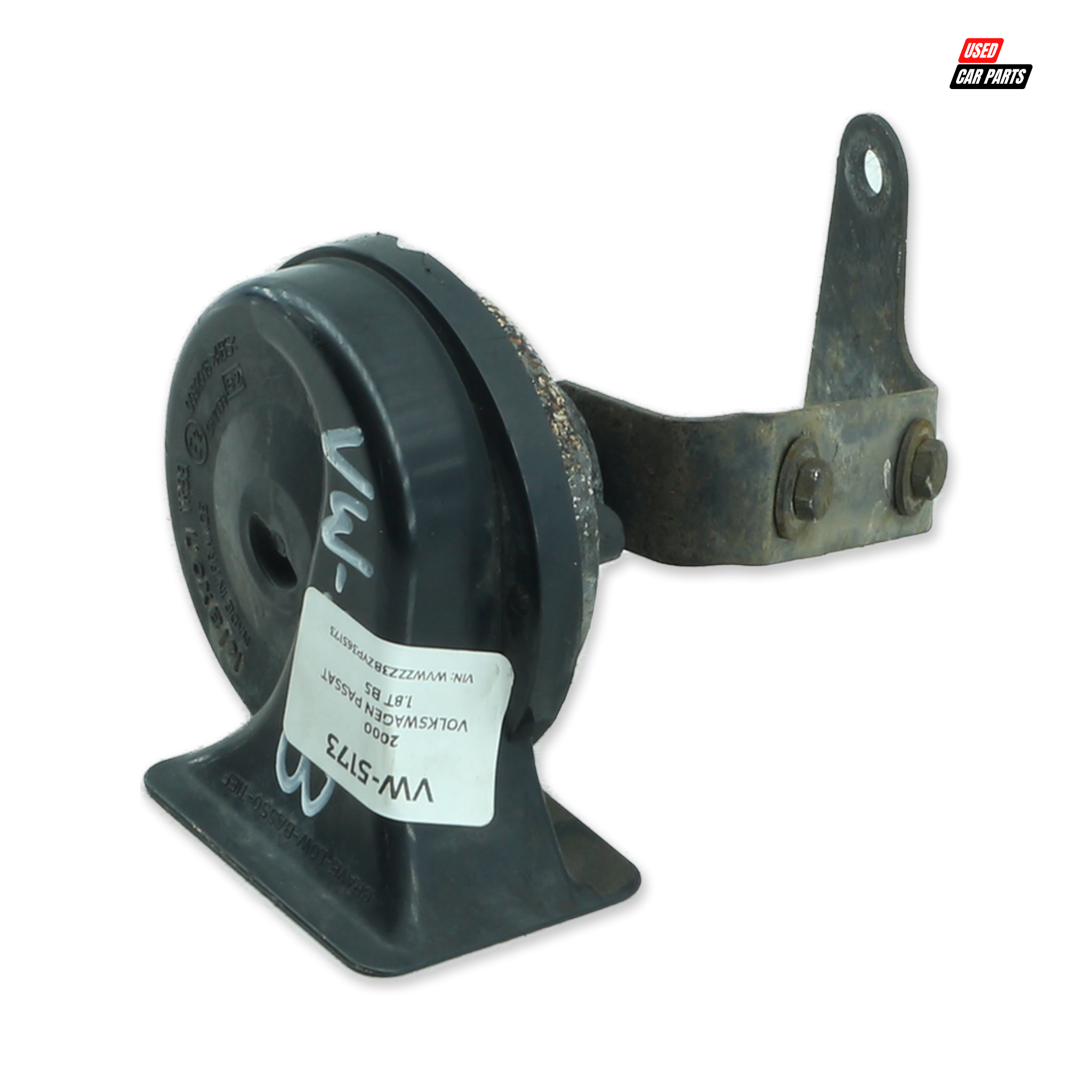 Salvaged Passenger Side Horn for 2009 Volkswagen Polo Mk5 Hatchback TDI