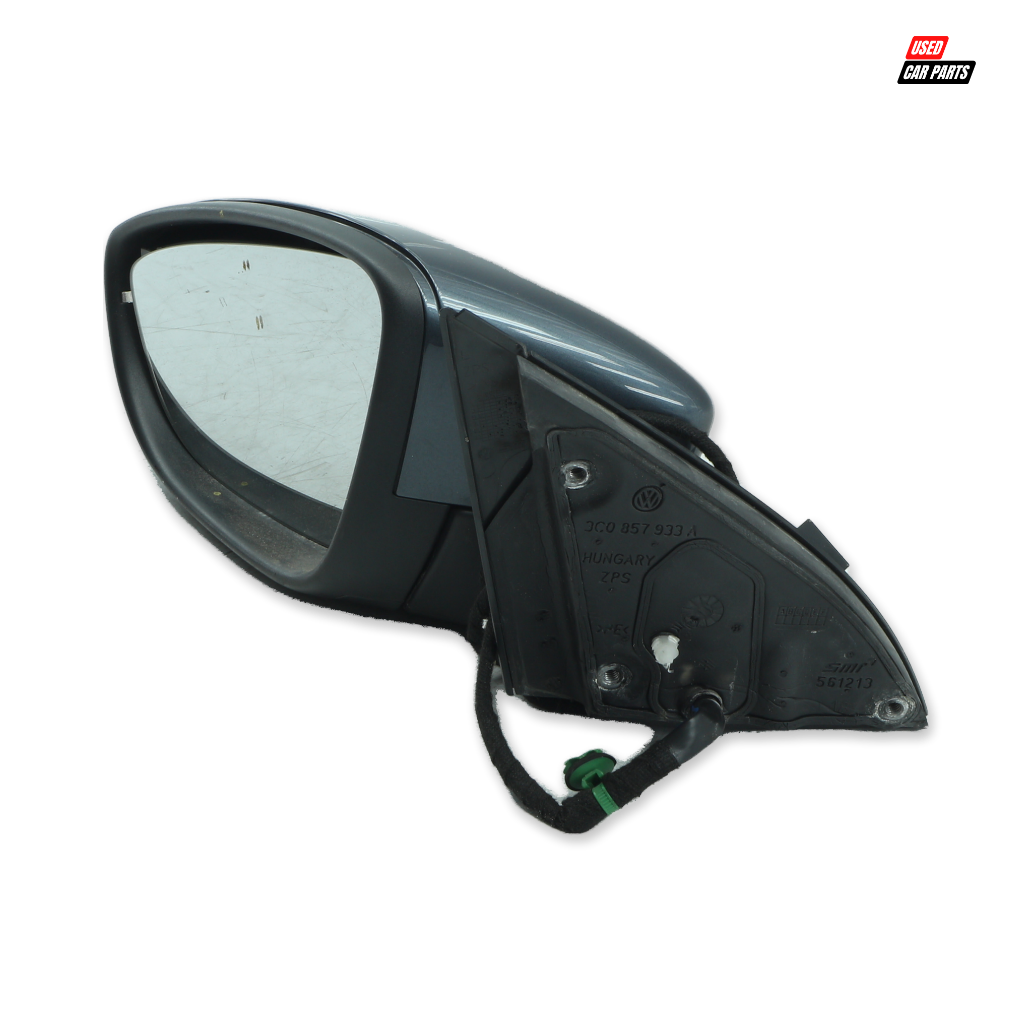Used Passengers Side Mirror (Part Number 3C0857933A) for 2015 VOLKSWAGEN PASSAT 1.4 TSI COMFORTLINE DSG