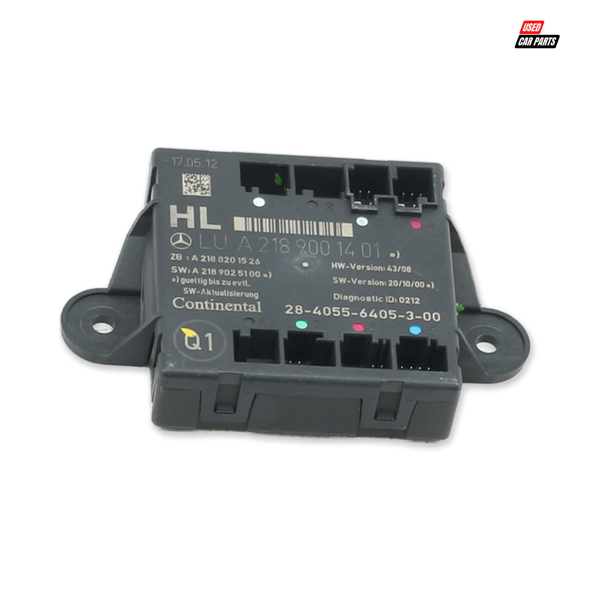 Used MERCEDES-BENZ C180 2012 Passengers Side Rear Door Control Module (Part Number A2189001401)