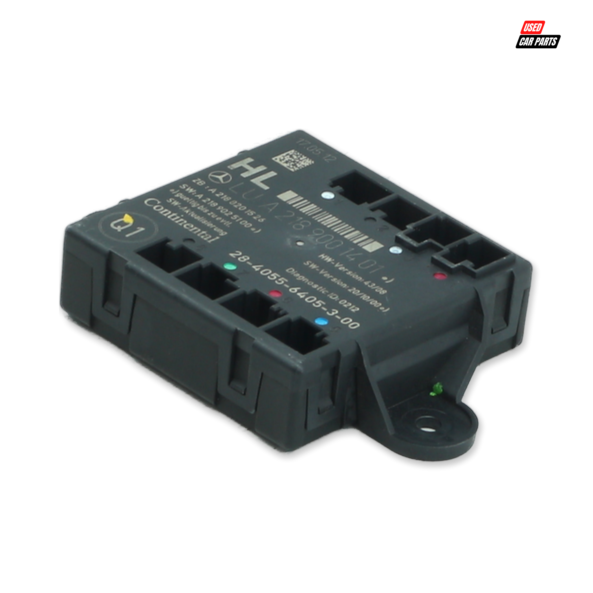 Used MERCEDES-BENZ C180 2012 Passengers Side Rear Door Control Module (Part Number A2189001401)