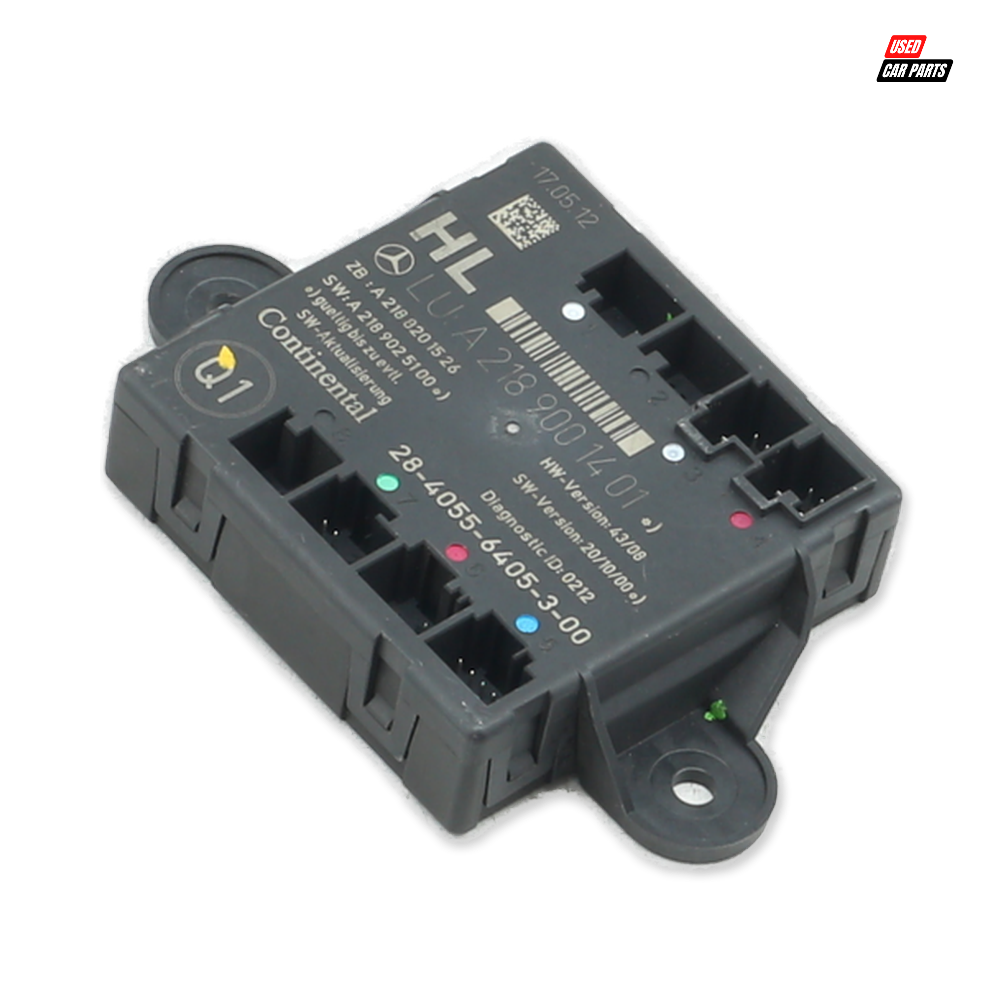 Used MERCEDES-BENZ C180 2012 Passengers Side Rear Door Control Module (Part Number A2189001401)