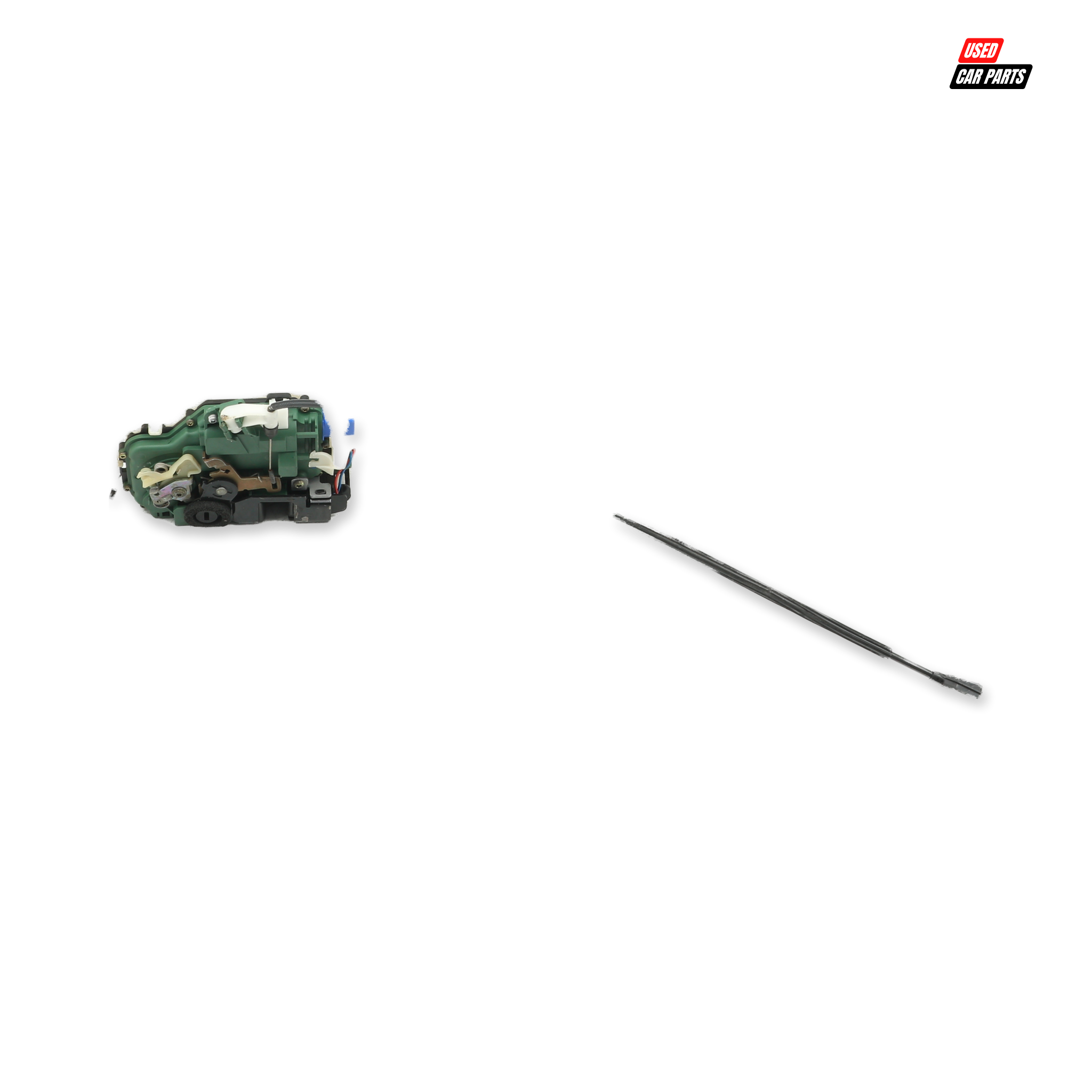 Used Passengers Side Rear Door Lock (Part Number Y3B4839015AG) for 2009 Volkswagen Polo Mk4 Sedan