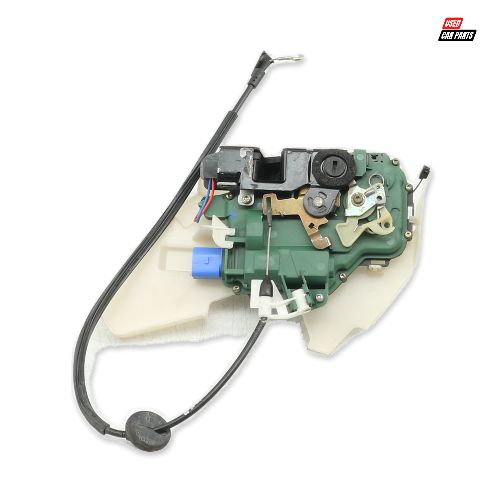 Used Passengers Side Rear Door Lock (Part Number Y3B4839015AG) for 2009 Volkswagen Polo Mk4 Sedan