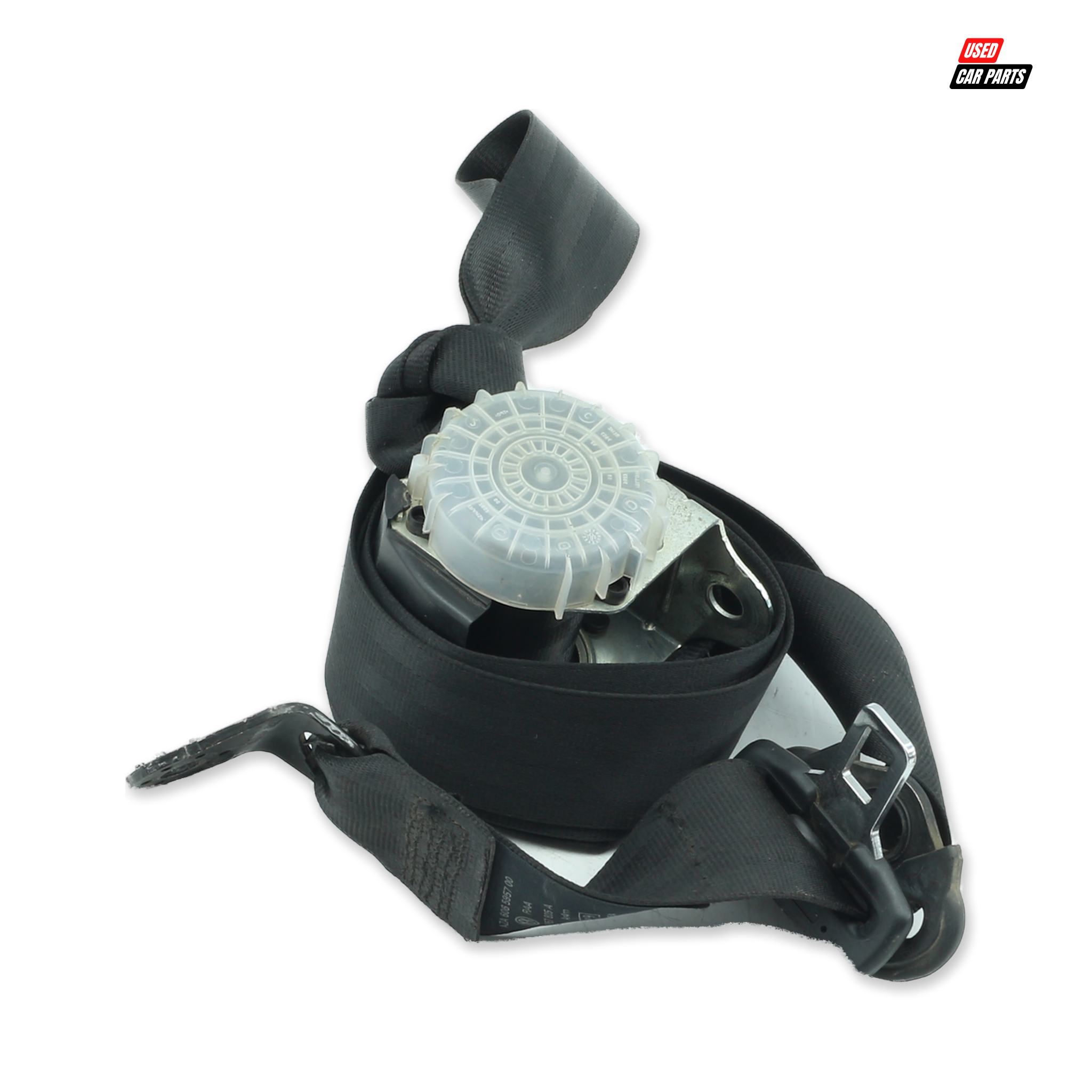 Used Passengers Side Rear Seat Belt - Part Number 6Q0857805A for Volkswagen Polo Mk4 Sedan 2009