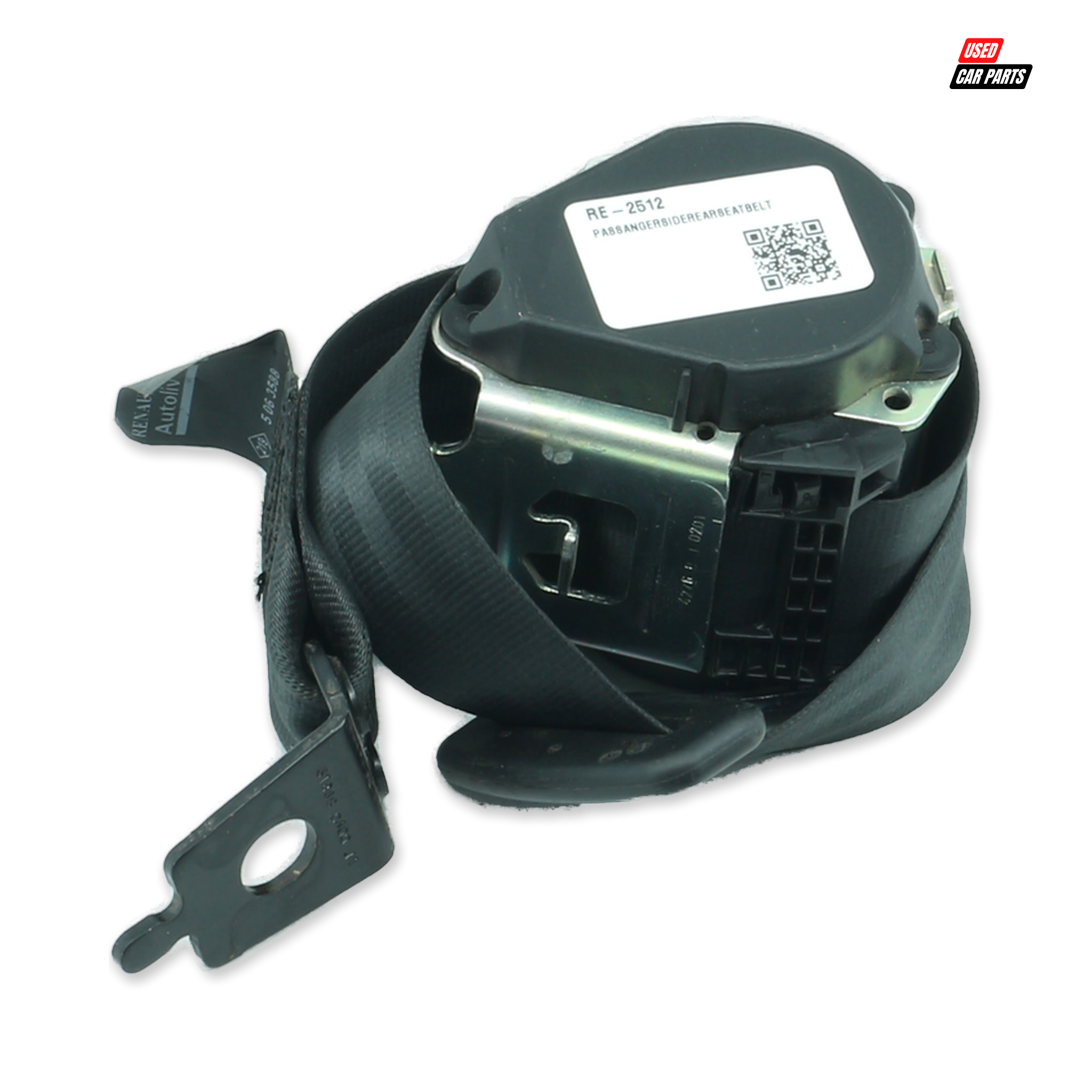 Used Passengers Side Rear Seat Belt for 2016 RENAULT CLIO IV GT-LINE