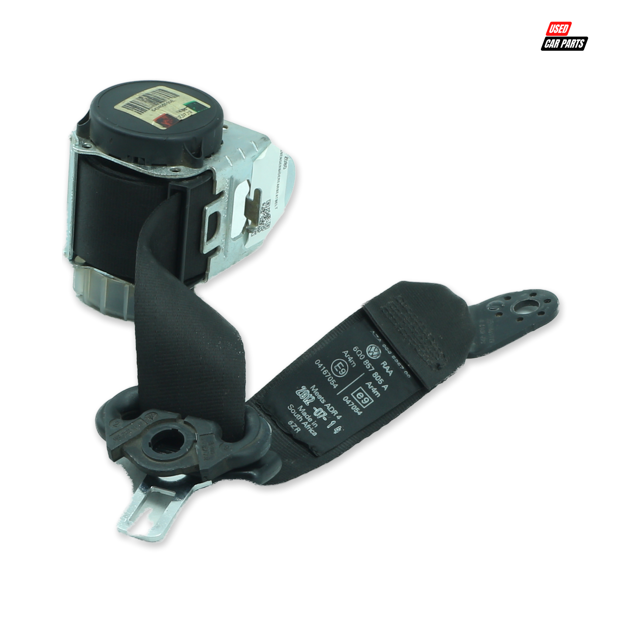 Used Passengers Side Rear Seat Belt for 2012 VOLKSWAGEN POLO VIVO 1.4 TRENDLINE 5Dr