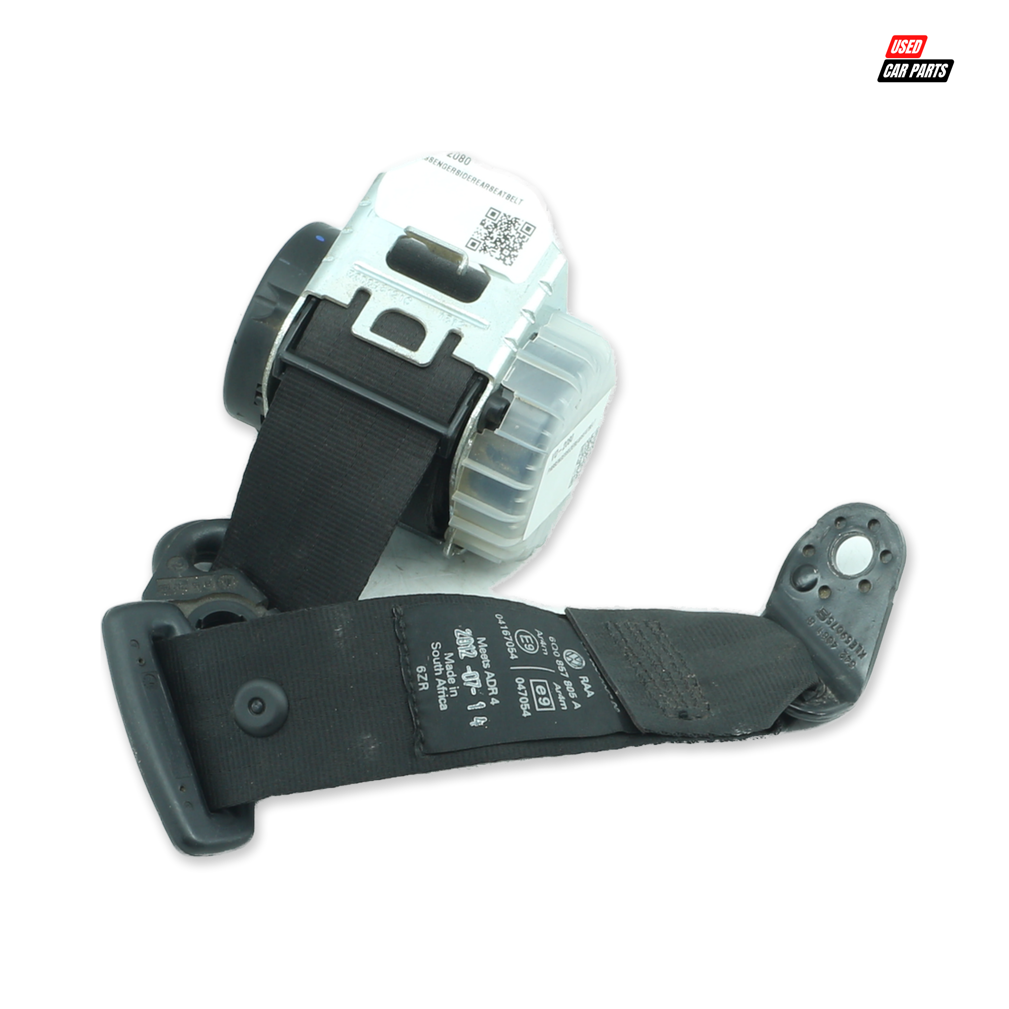 Used Passengers Side Rear Seat Belt for 2012 VOLKSWAGEN POLO VIVO 1.4 TRENDLINE 5Dr