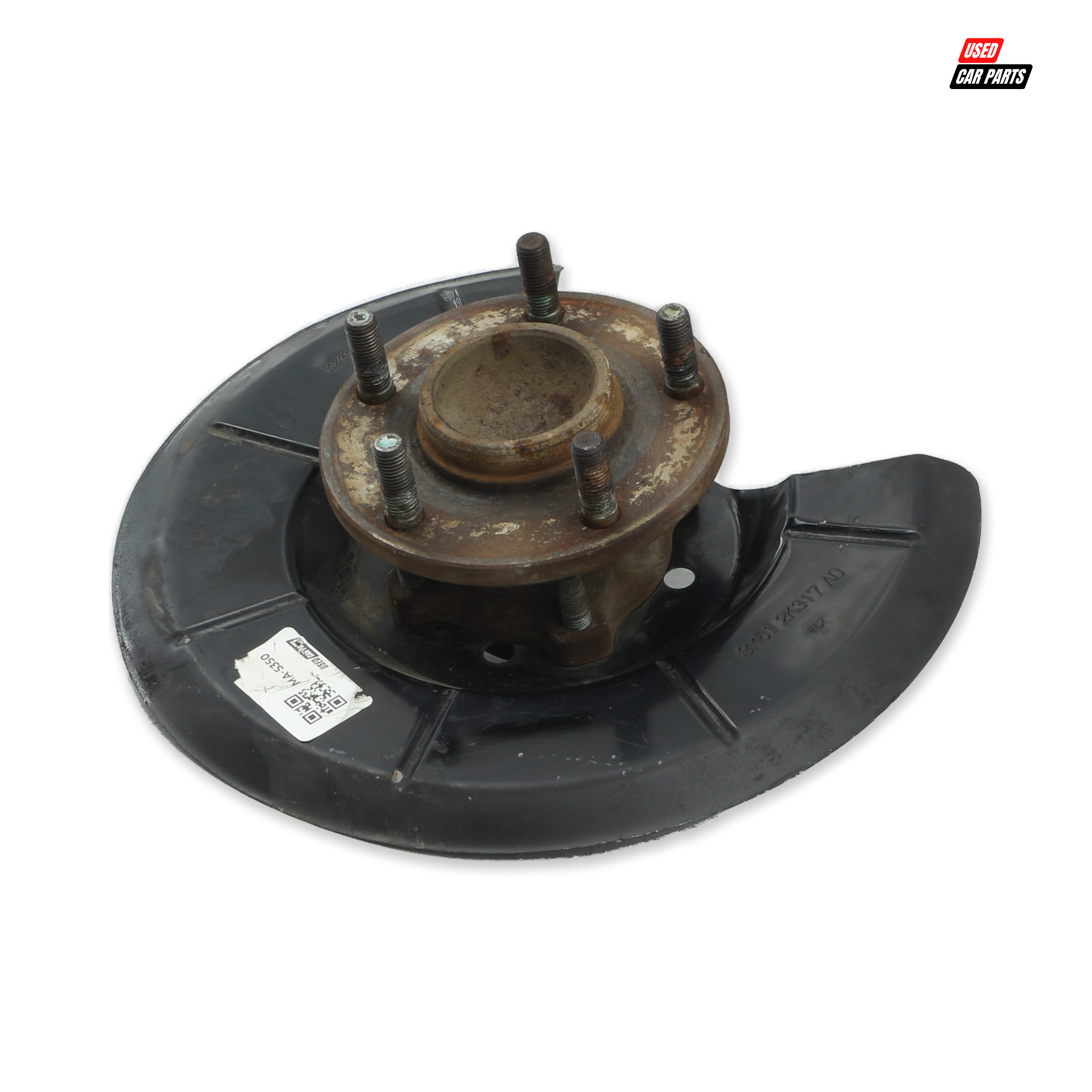 Used Passengers Side Rear Wheelhub (Part Number BR5S33031) for 2008 MAZDA MAZDA3 2.3 MPS Silver