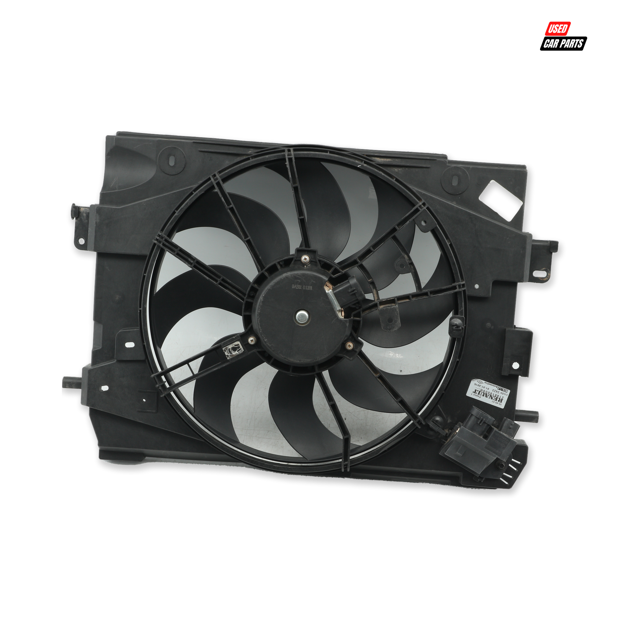 Used Radiator Fan (Part Number 214818009R) for RENAULT CLIO IV 900 T GT-LINE 5DR (66KW) 2016