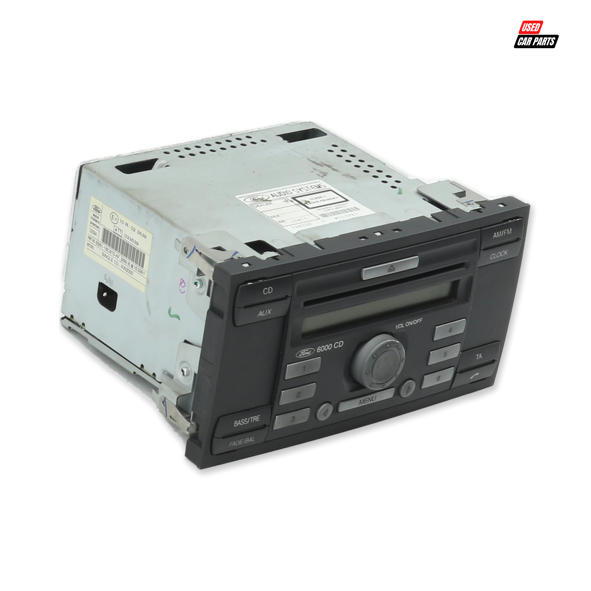 Used Ford Fiesta 1.4i Radio (Part Number 6S6118C815AF)