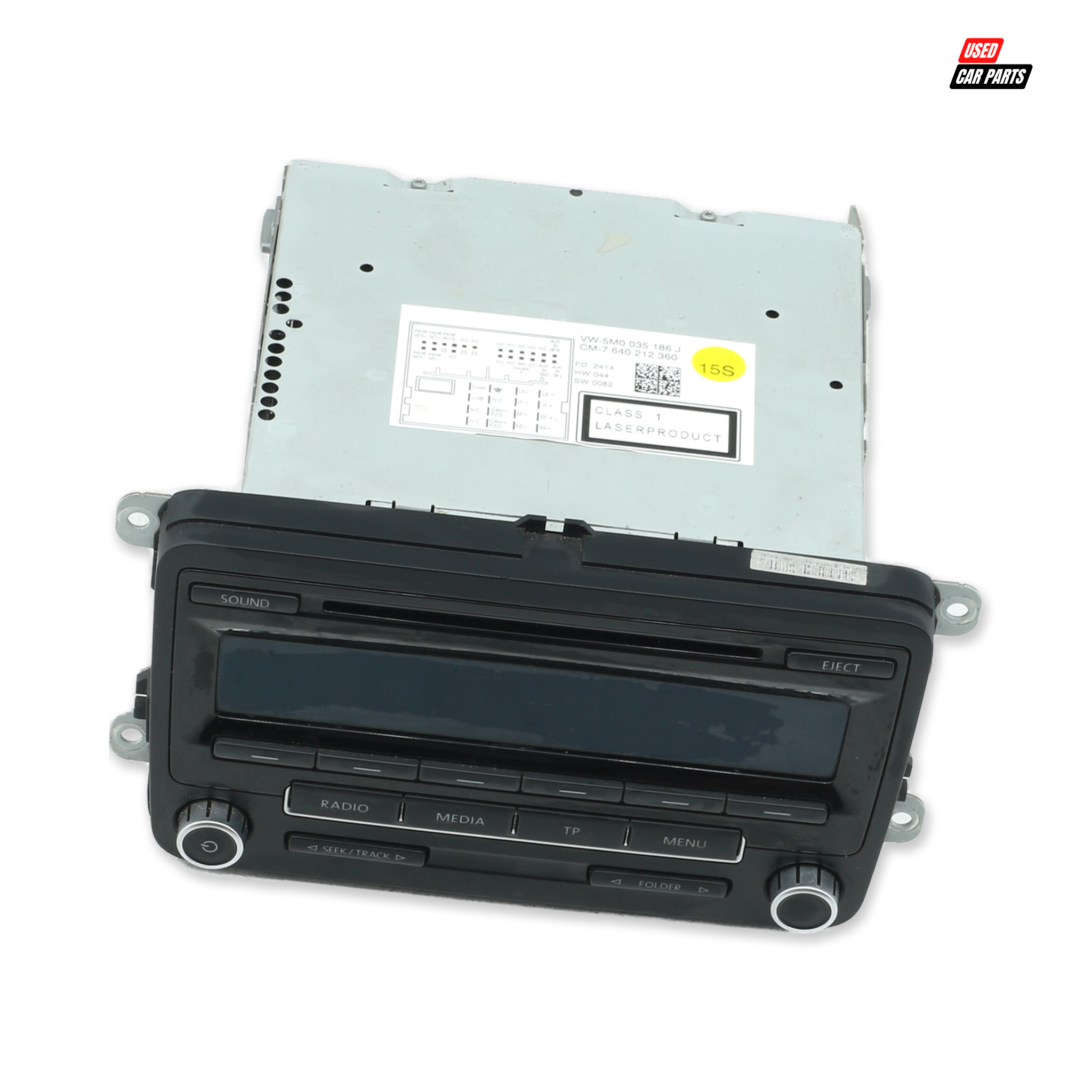 Used VOLKSWAGEN Radio (Part Number 5M0035186J) for 2015 PASSAT 1.4 TSI COMFORTLINE DSG