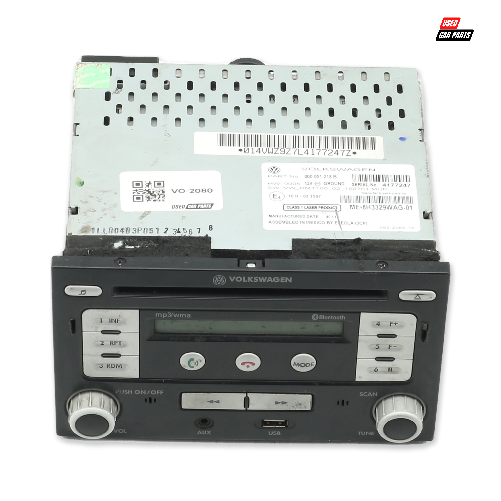 Used 00051218B VOLKSWAGEN POLO VIVO 1.4 TRENDLINE Radio