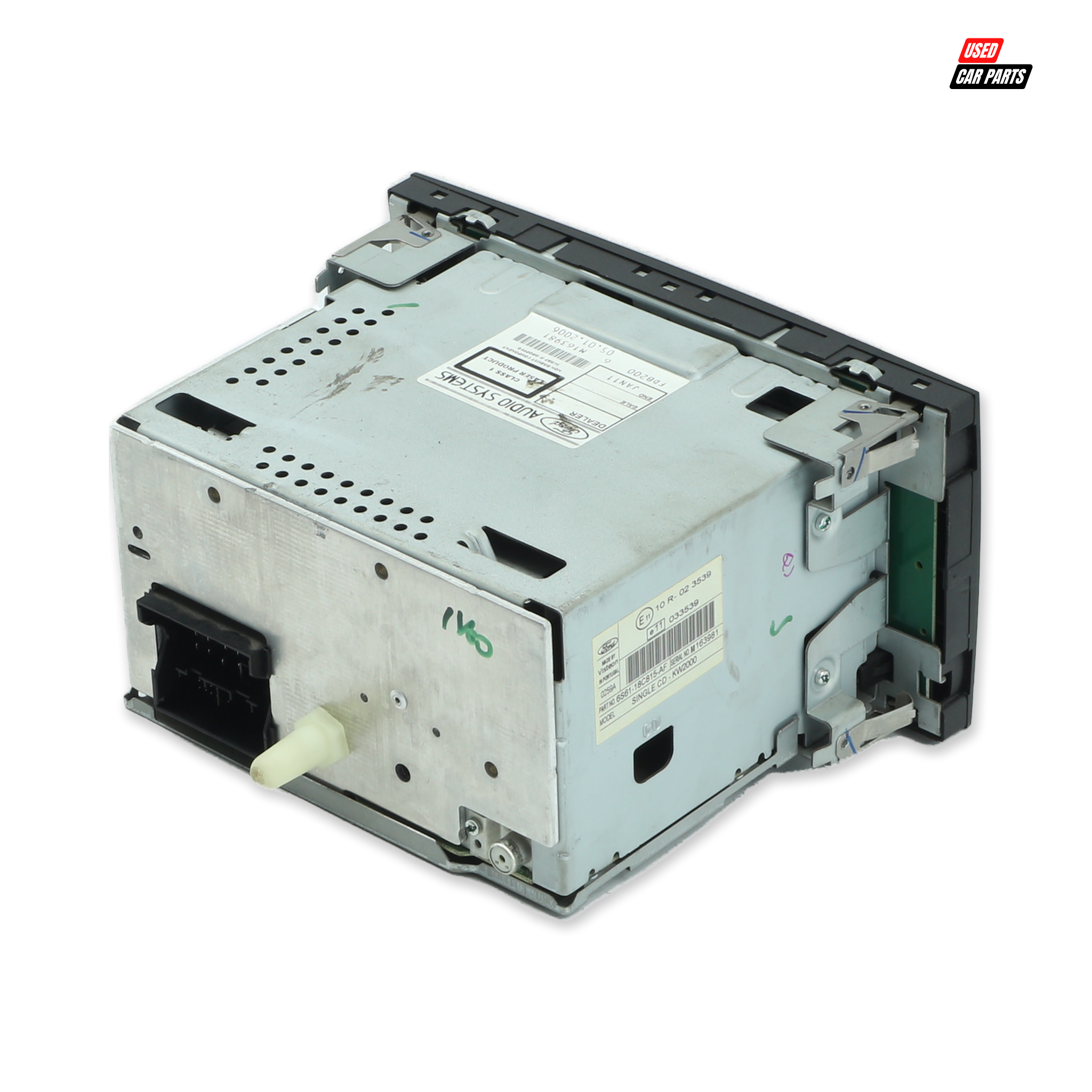 Used Ford Fiesta 1.4i Radio (Part Number 6S6118C815AF)