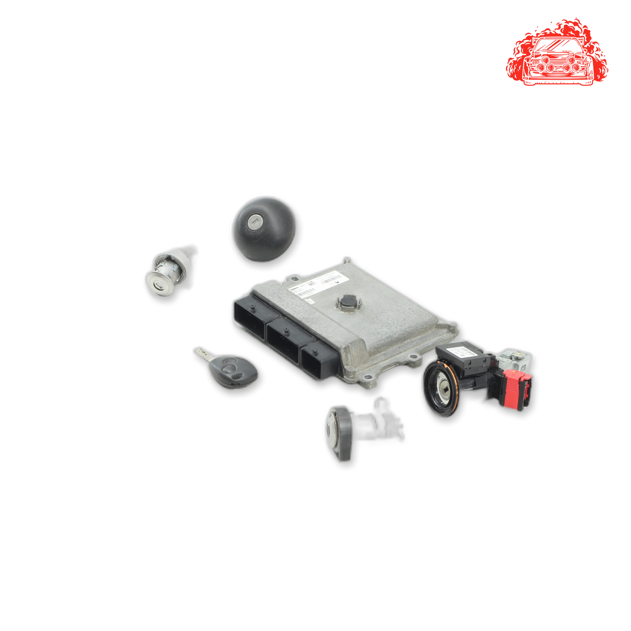 Used Renault Sandero ECU + Ignition + Keys + Barrels