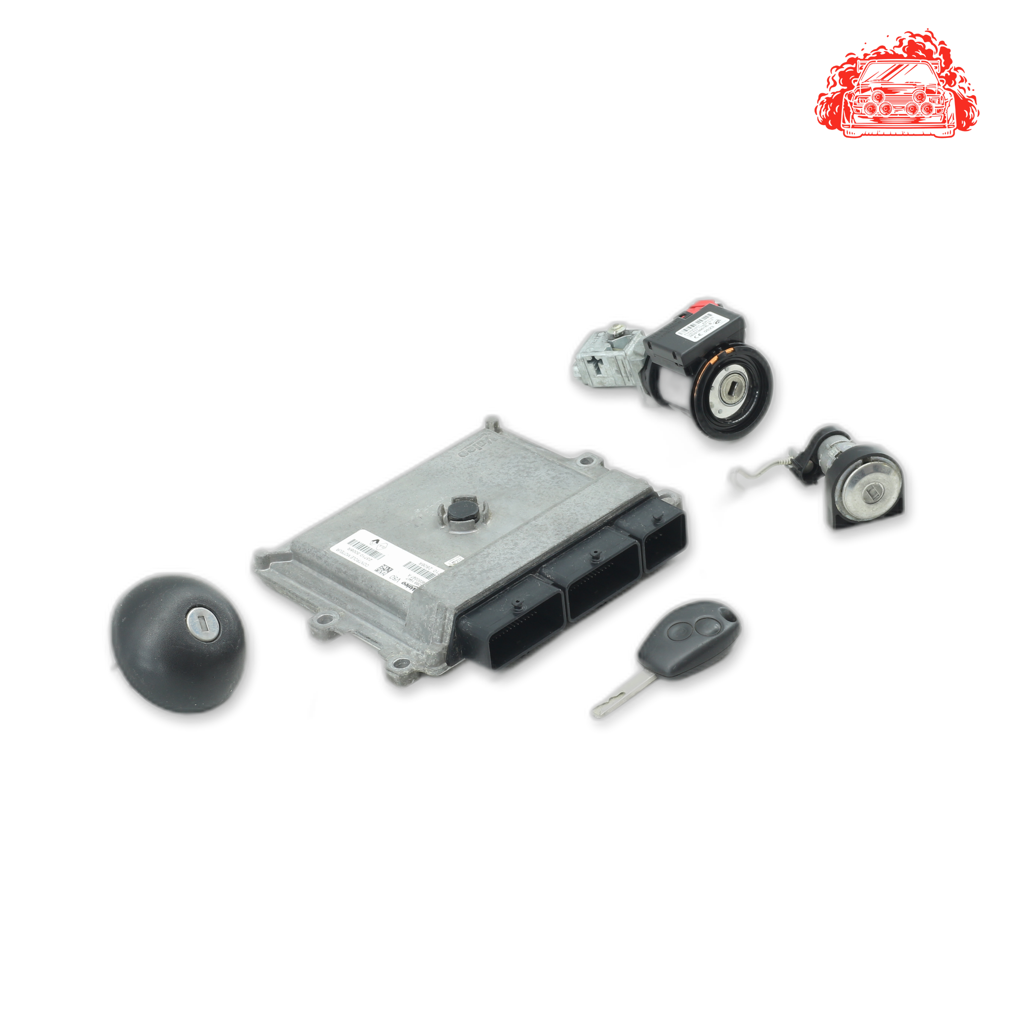 Used Renault Sandero ECU + Ignition + Keys + Barrels