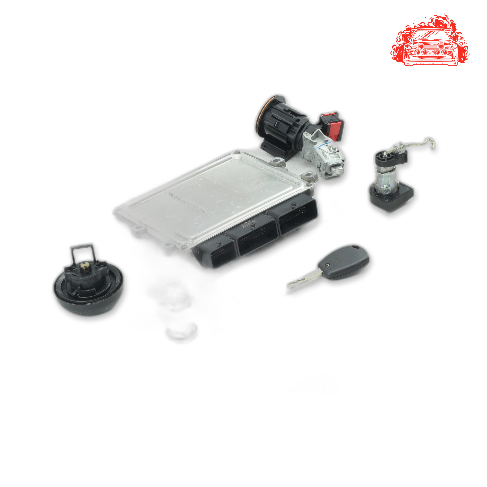 Used Renault Sandero ECU + Ignition + Keys + Barrels