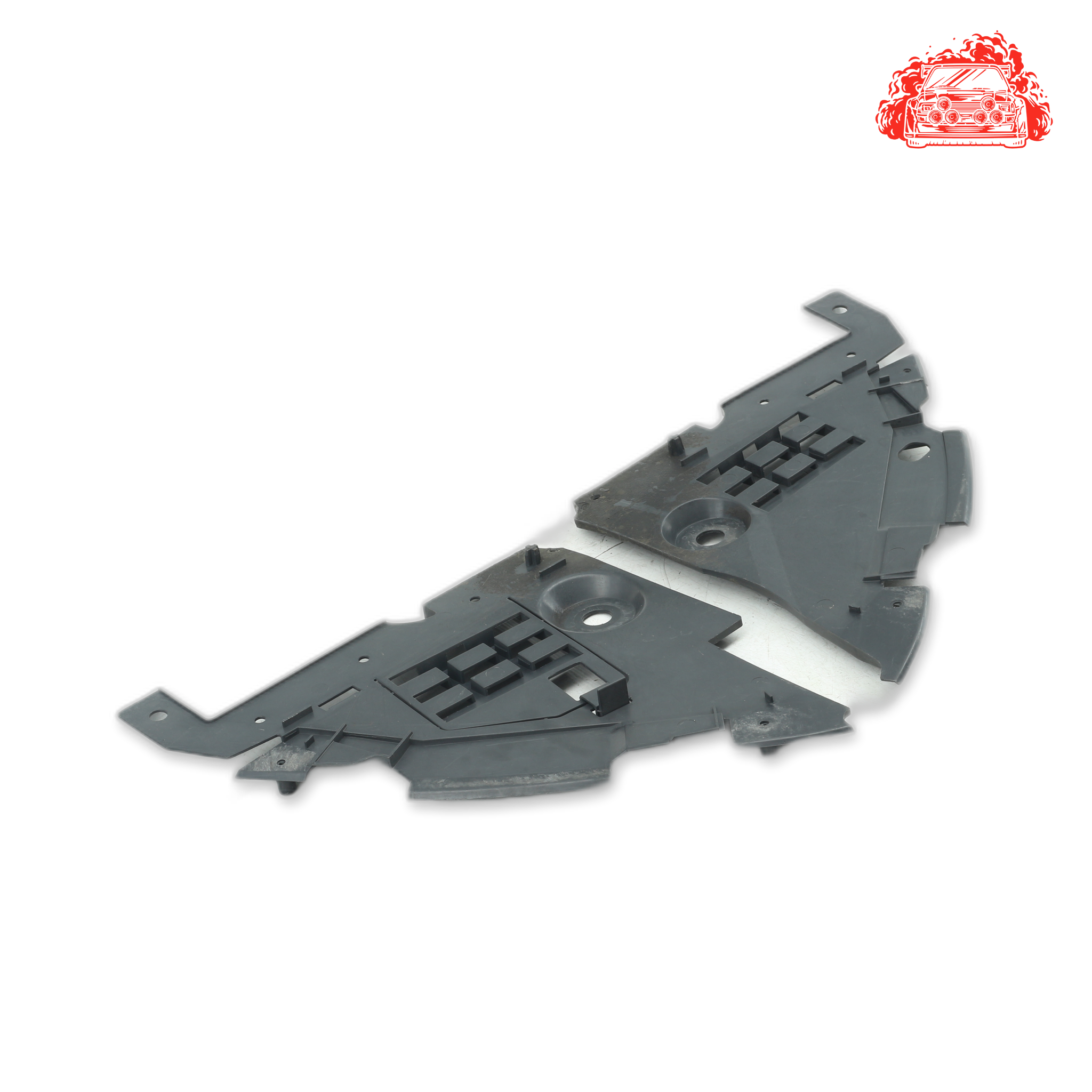 Used Renault Sandero Fender Liner Brackets Set - OEM Part 620257603R/620248105R