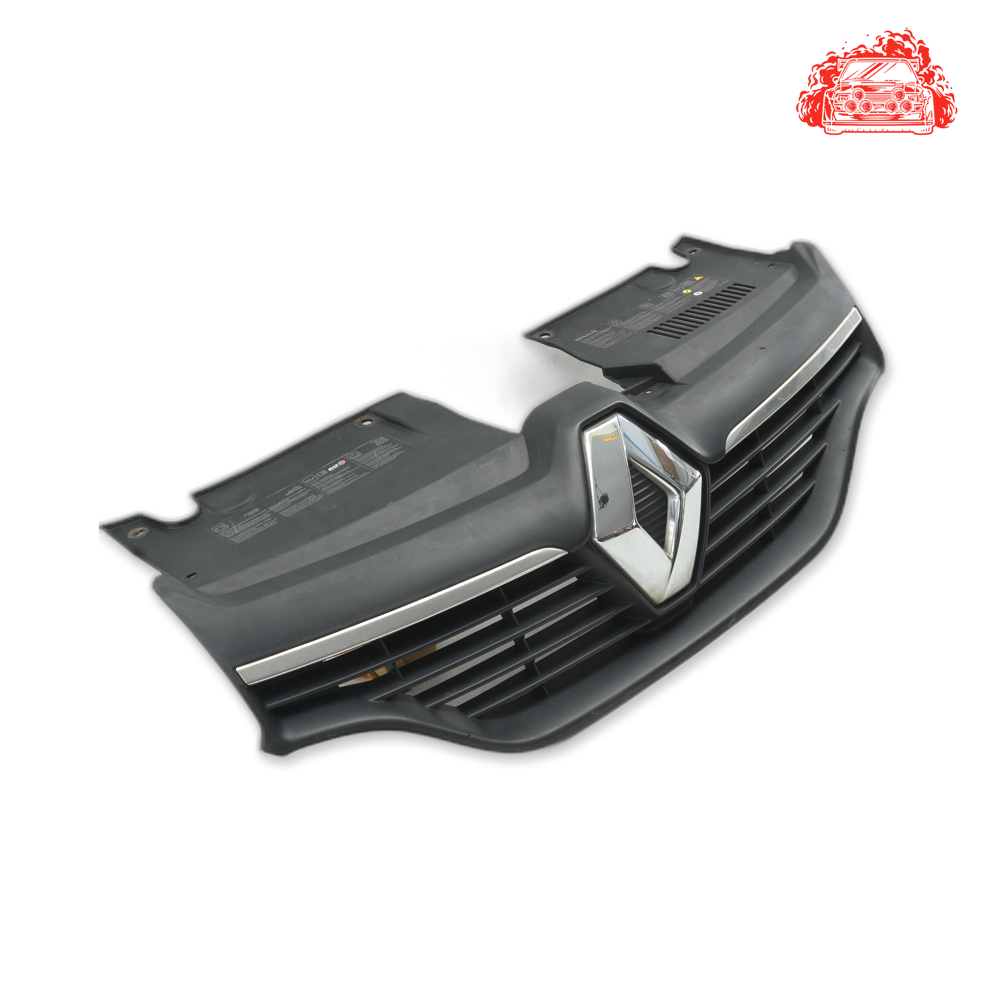 Used Renault Sandero Front Top Centre Grille - OEM Part 623105727R