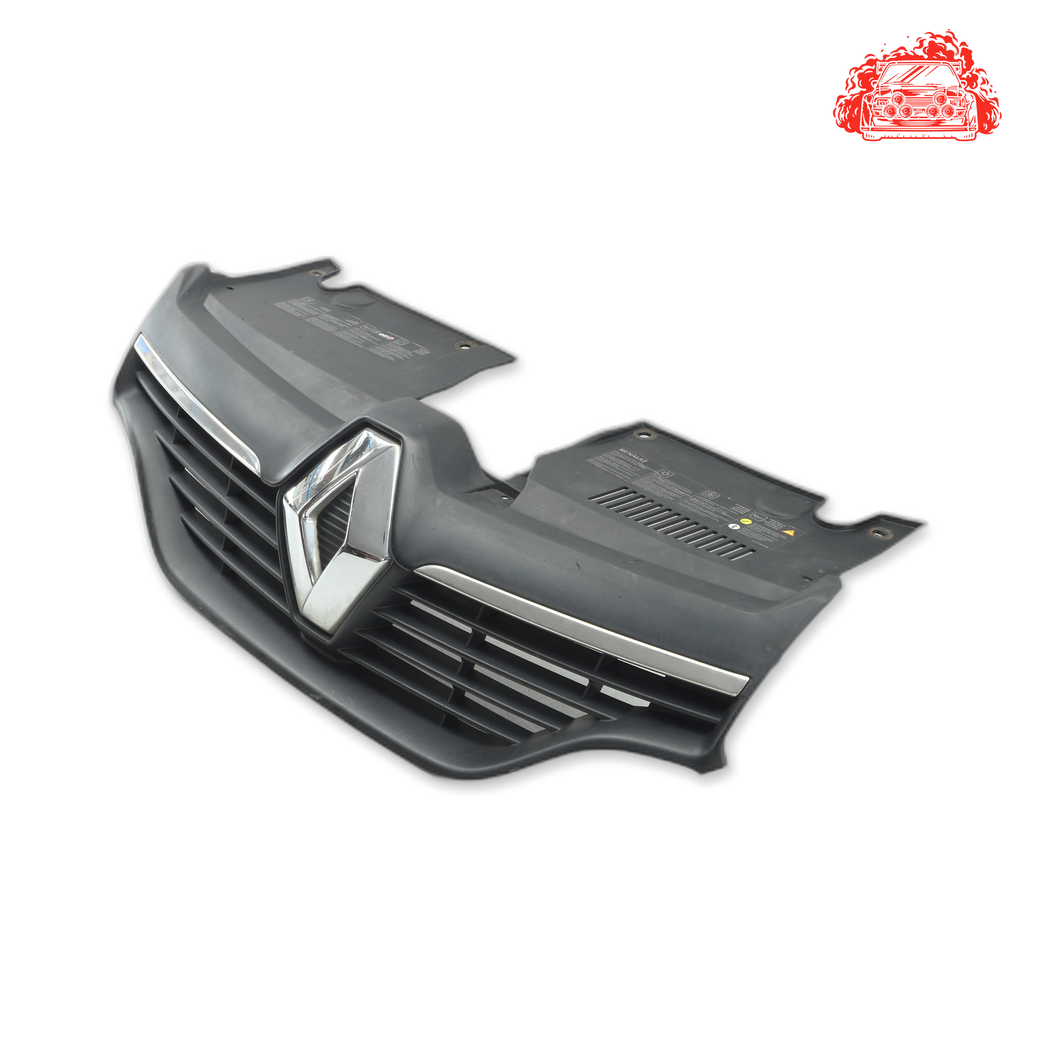 Used Renault Sandero Front Top Centre Grille - OEM Part 623105727R