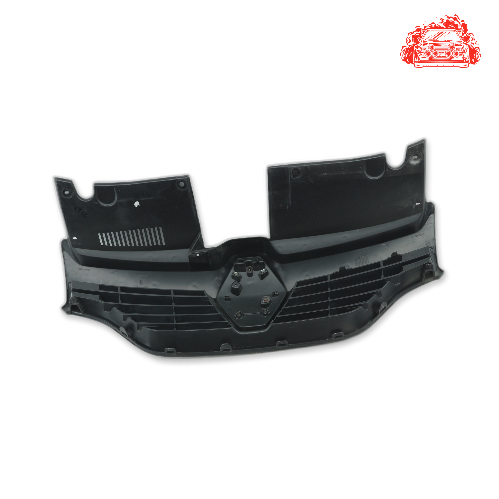 Used Renault Sandero Front Top Centre Grille - OEM Part 623105727R