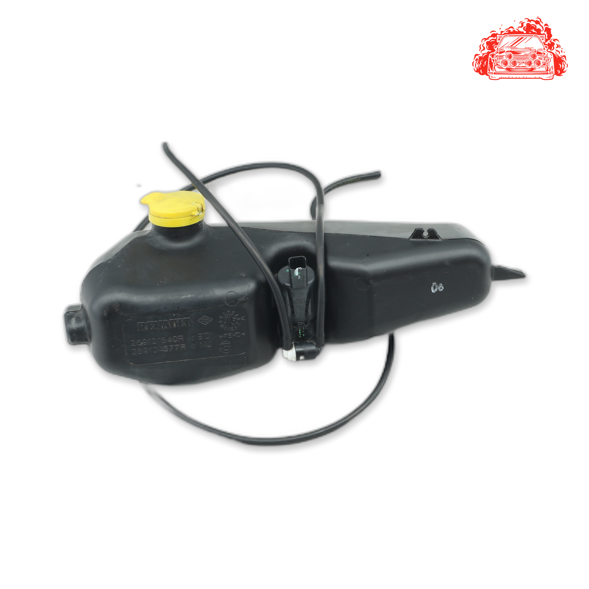 Used Renault Sandero Front Windshield Washer Fluid Reservoir - OEM Part 289101840R