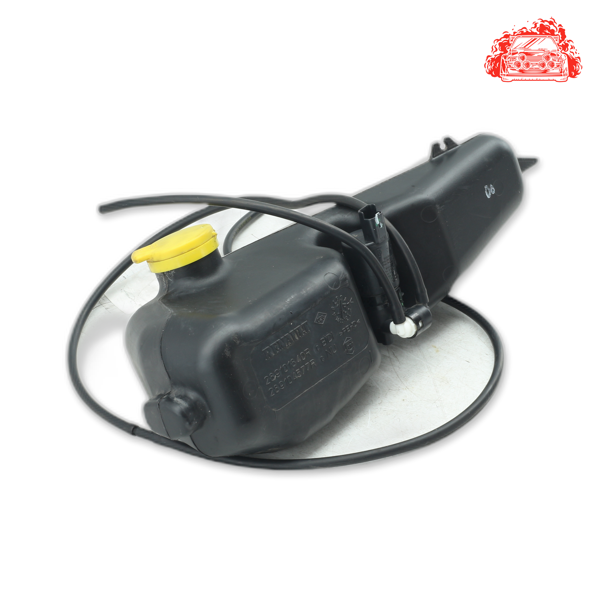Used Renault Sandero Front Windshield Washer Fluid Reservoir - OEM Part 289101840R