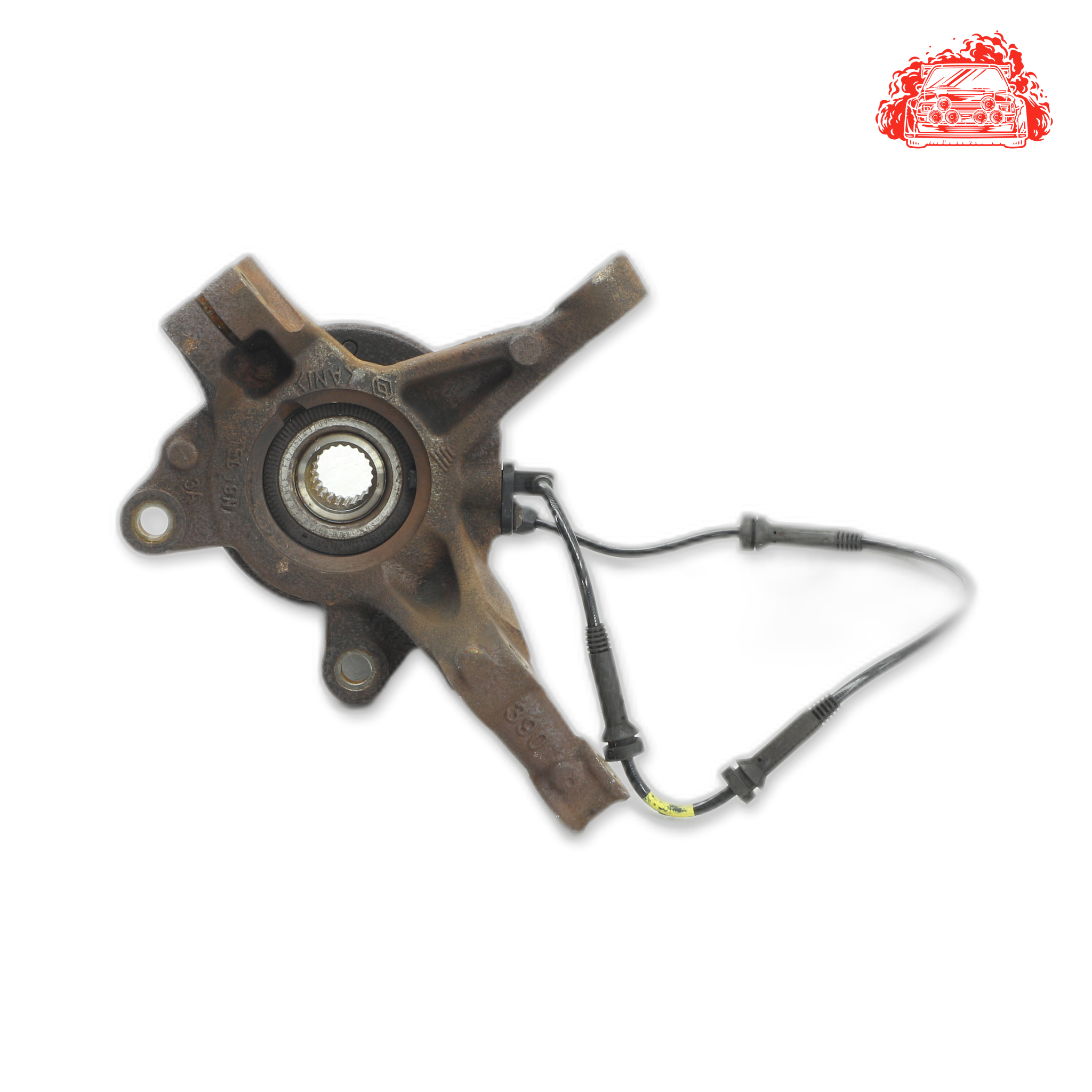 Used Renault Sandero Passenger Side Front Knuckle and Hub
