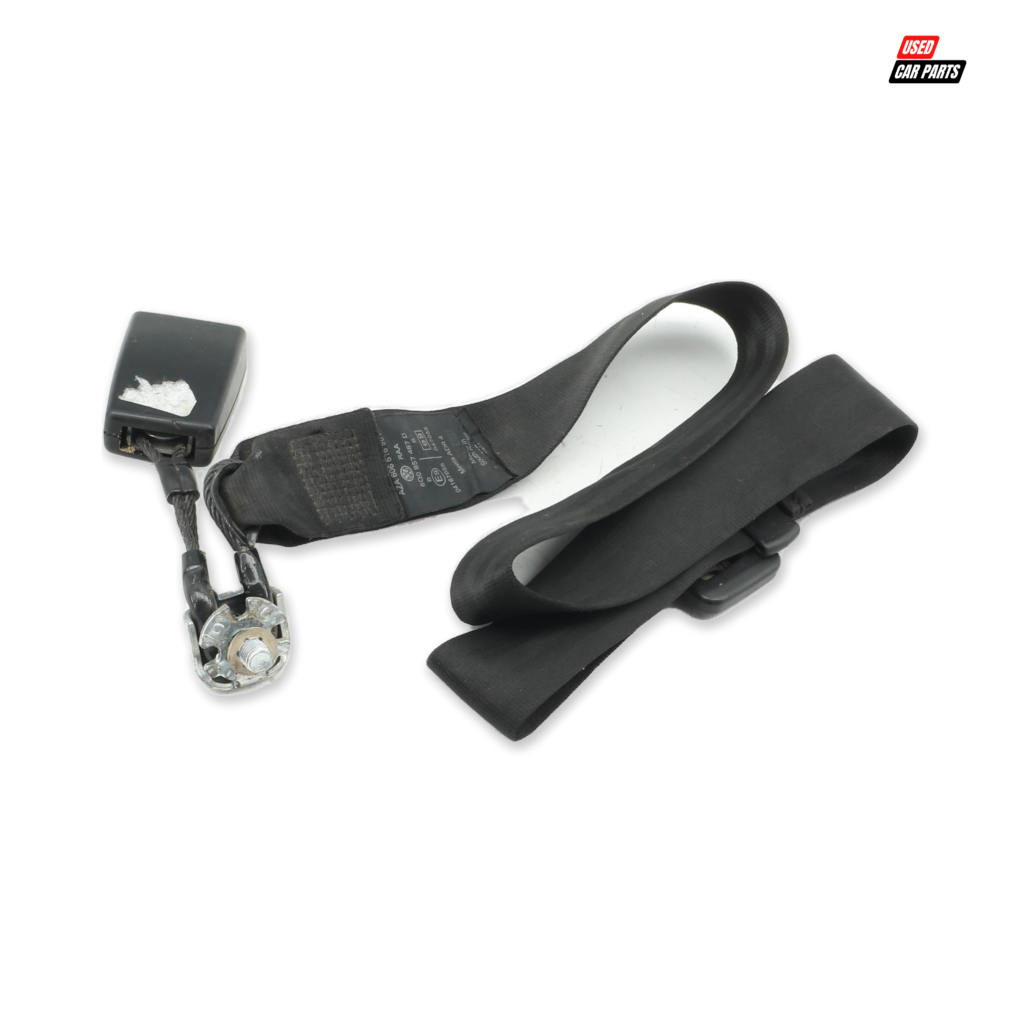 Used Salvaged Rear Center Seat Belt for 2009 Volkswagen Polo Mk4 Sedan