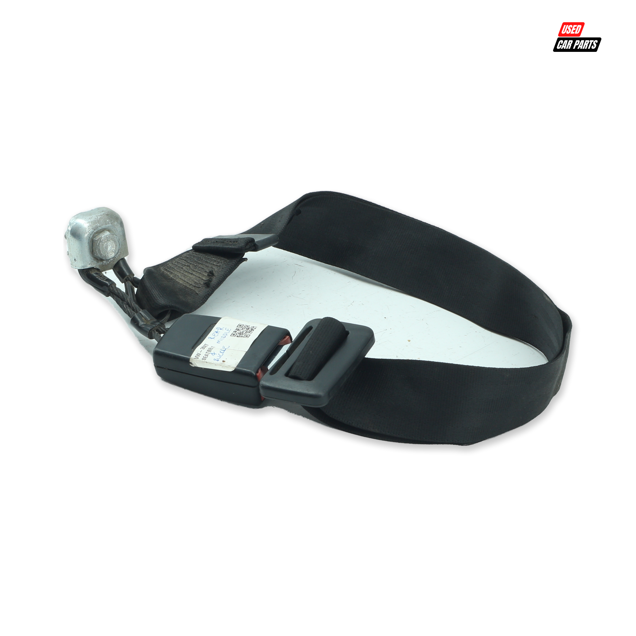 Used Salvaged Rear Center Seat Belt for 2009 Volkswagen Polo Mk4 Sedan