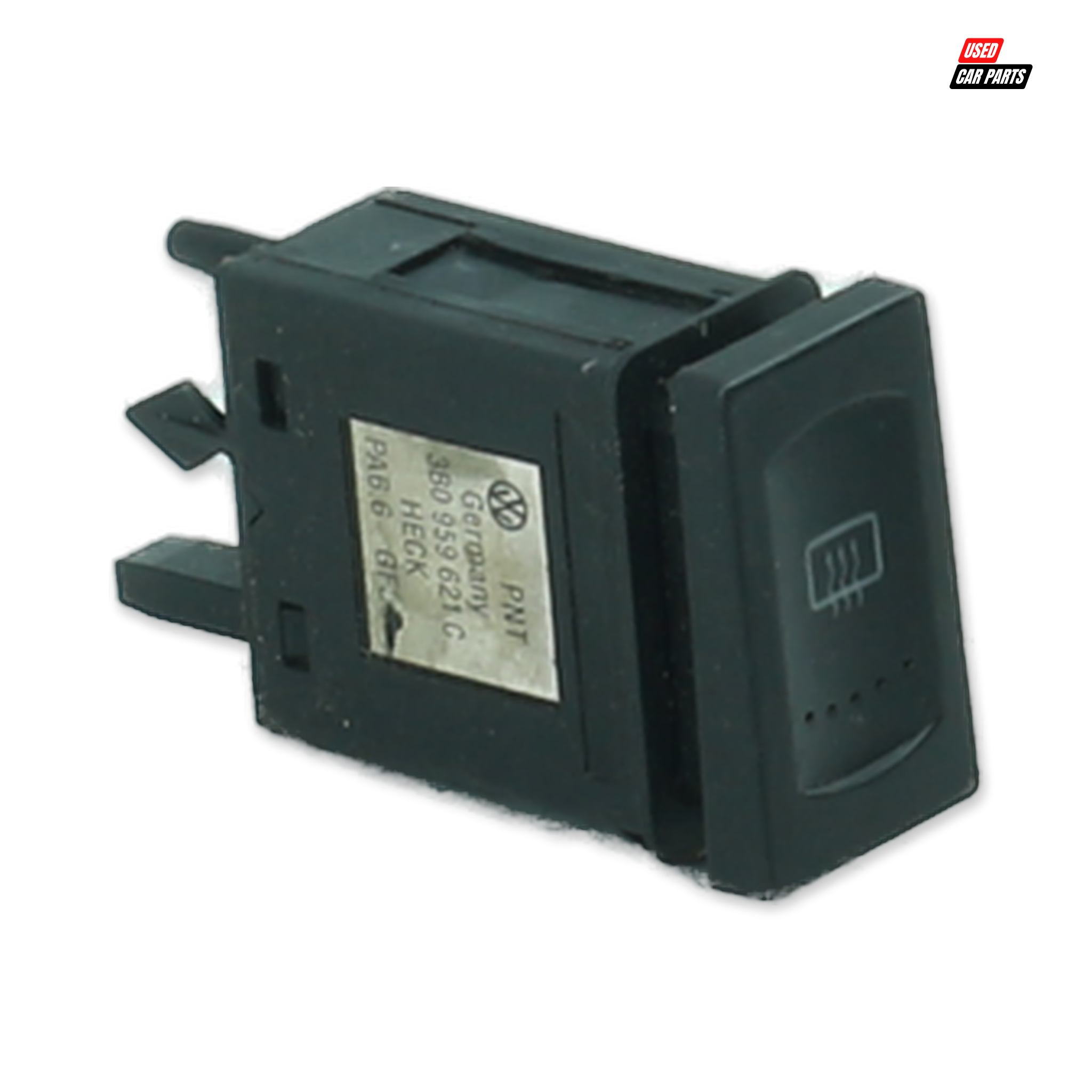 Used/Salvaged Rear Window Heating Switch (Part Number 3B0959621C) for 2000 VOLKSWAGEN PASSAT