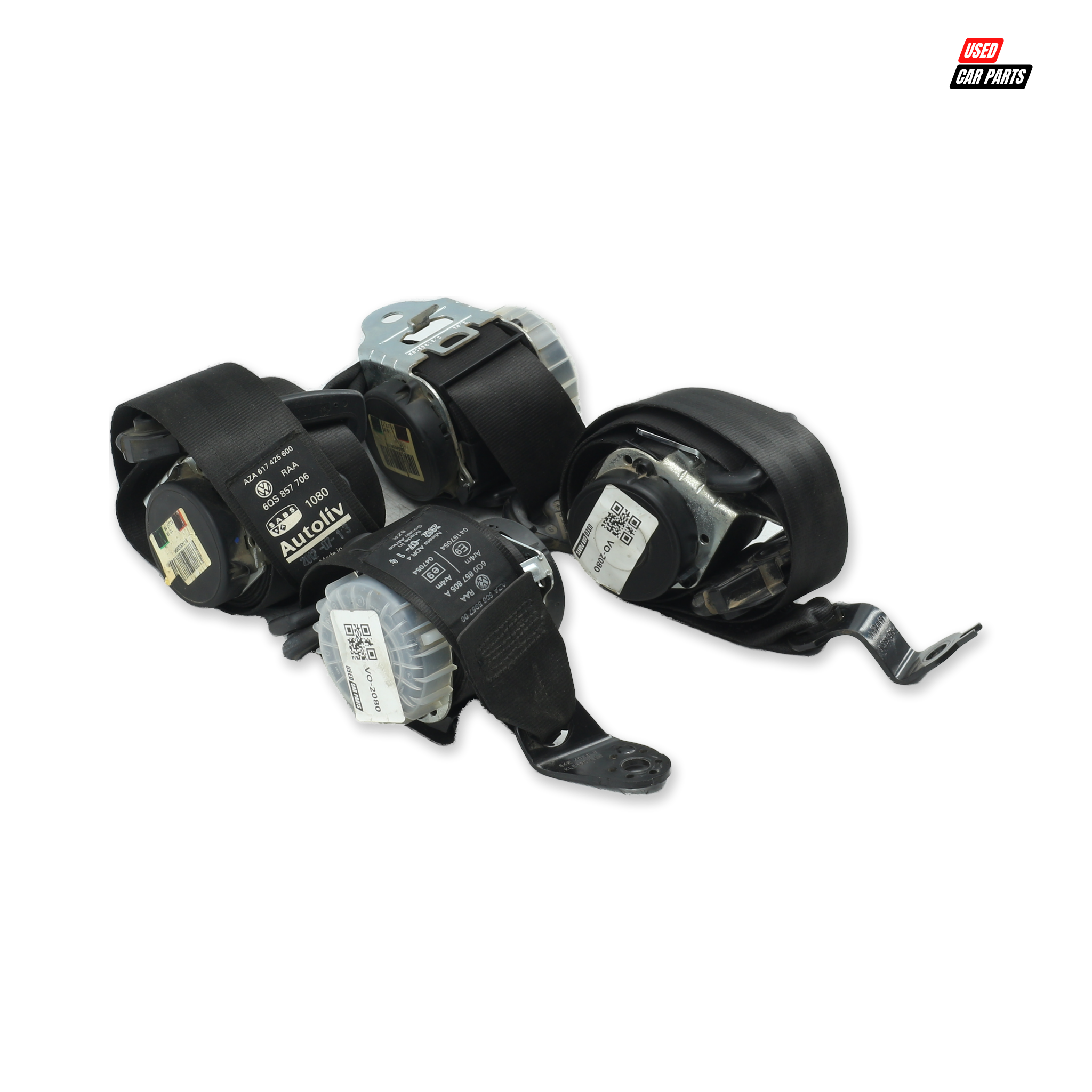 Used Seat Belts Part Number 617430200A for VOLKSWAGEN POLO VIVO 2012