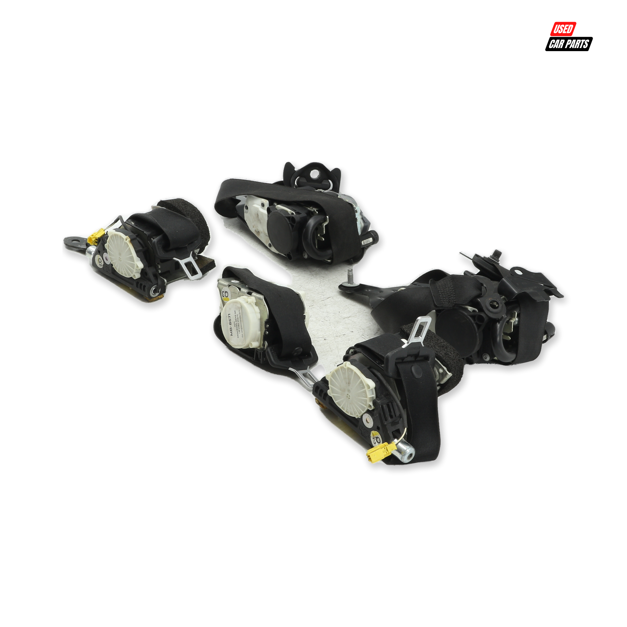 Used Seat Belts for 2012 MERCEDES-BENZ C180 (Salvaged)