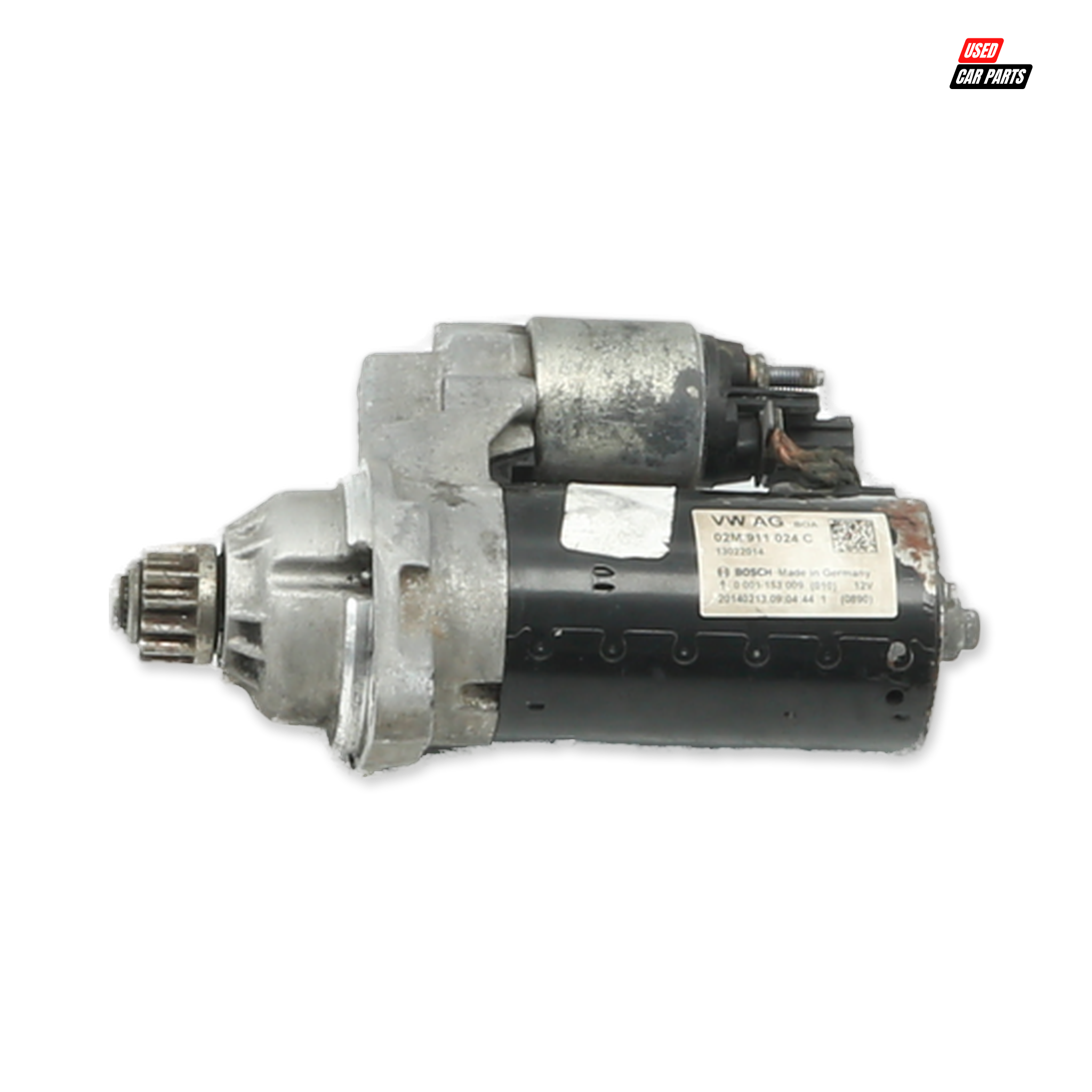 Used Starter Motor 02M911024C for 2014 Volkswagen 1.4 TDI (Salvaged)