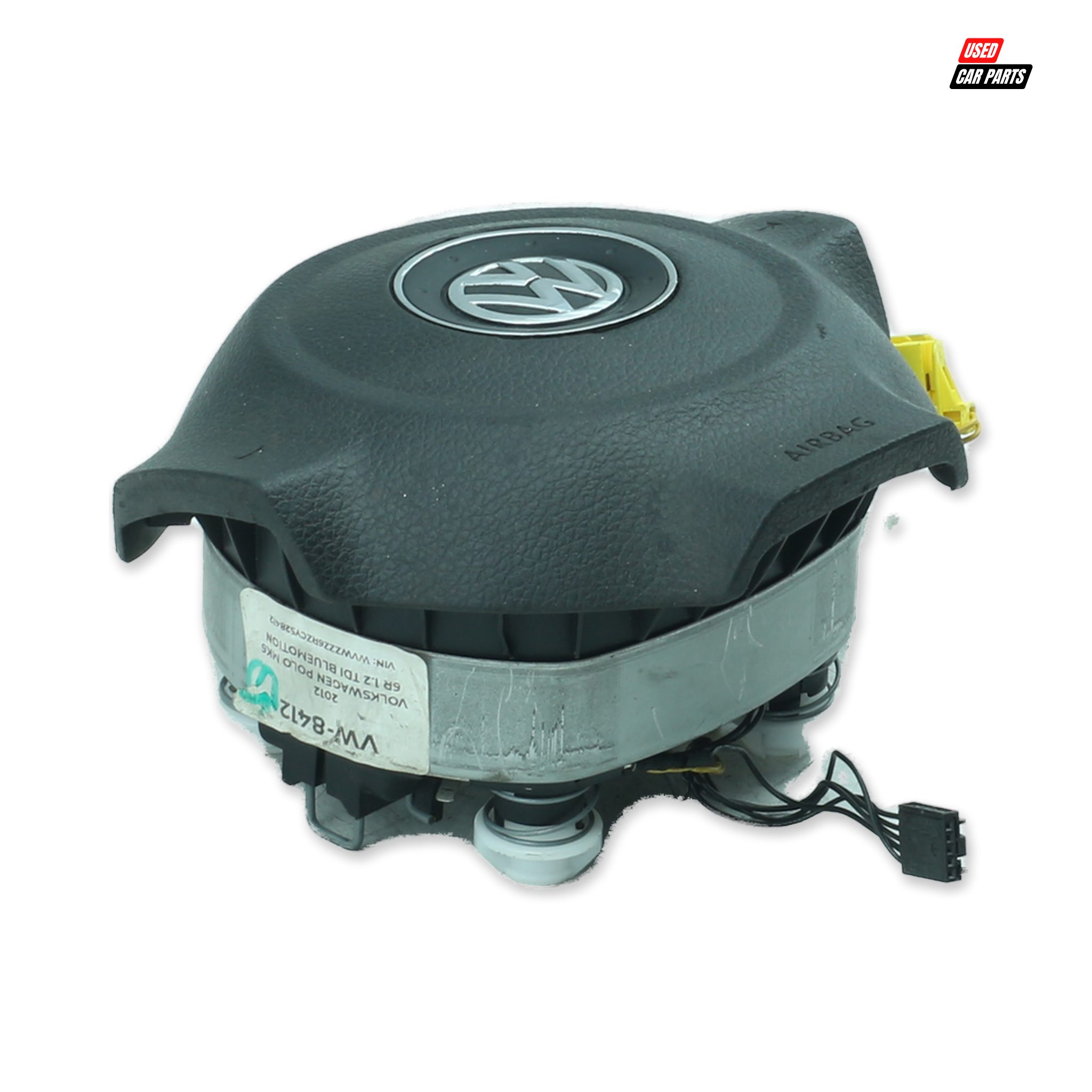 Used Steering Wheel Airbag Part Number 5K0880201M for 2009 Volkswagen Polo Mk5 Hatchback TDI